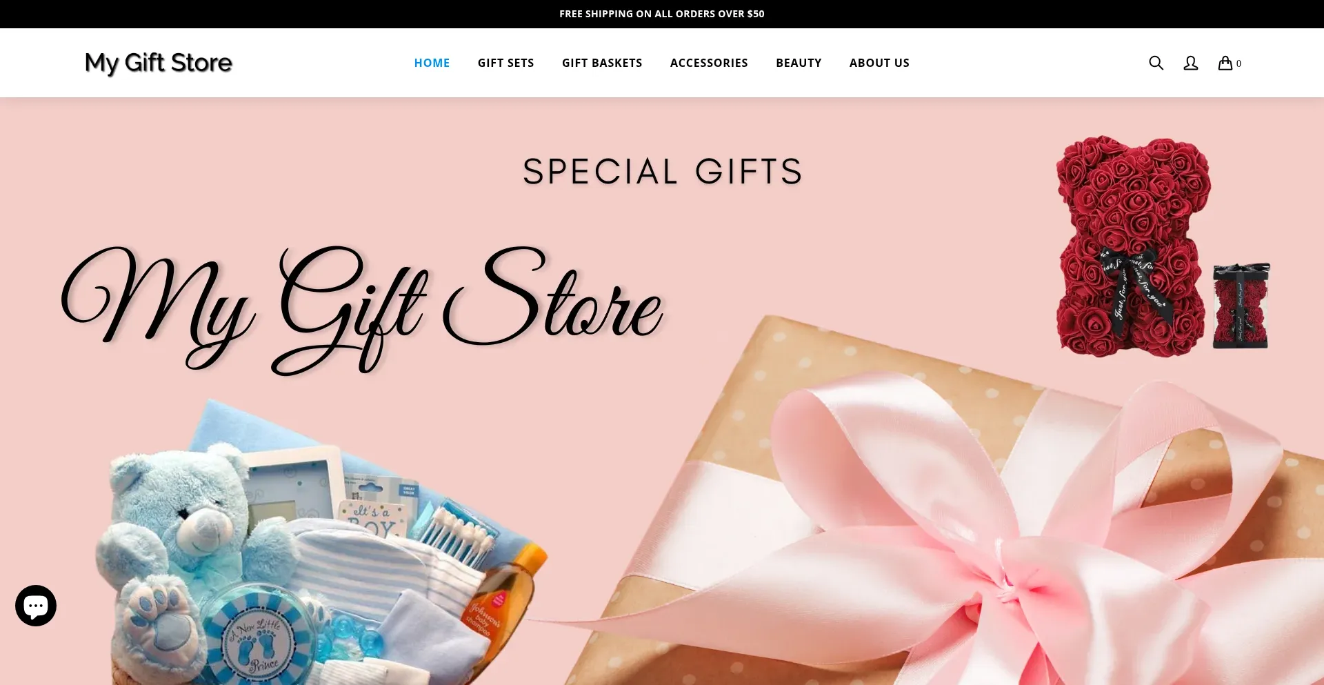 Website screenshot of Giftbuyorder.com