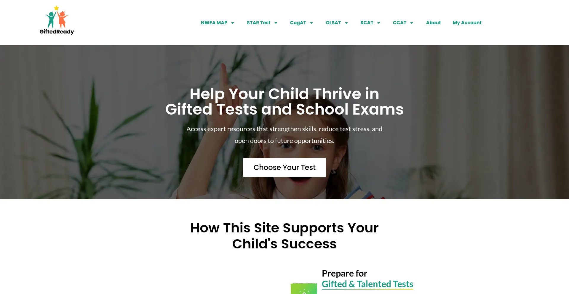 Giftedready.com Screenshot