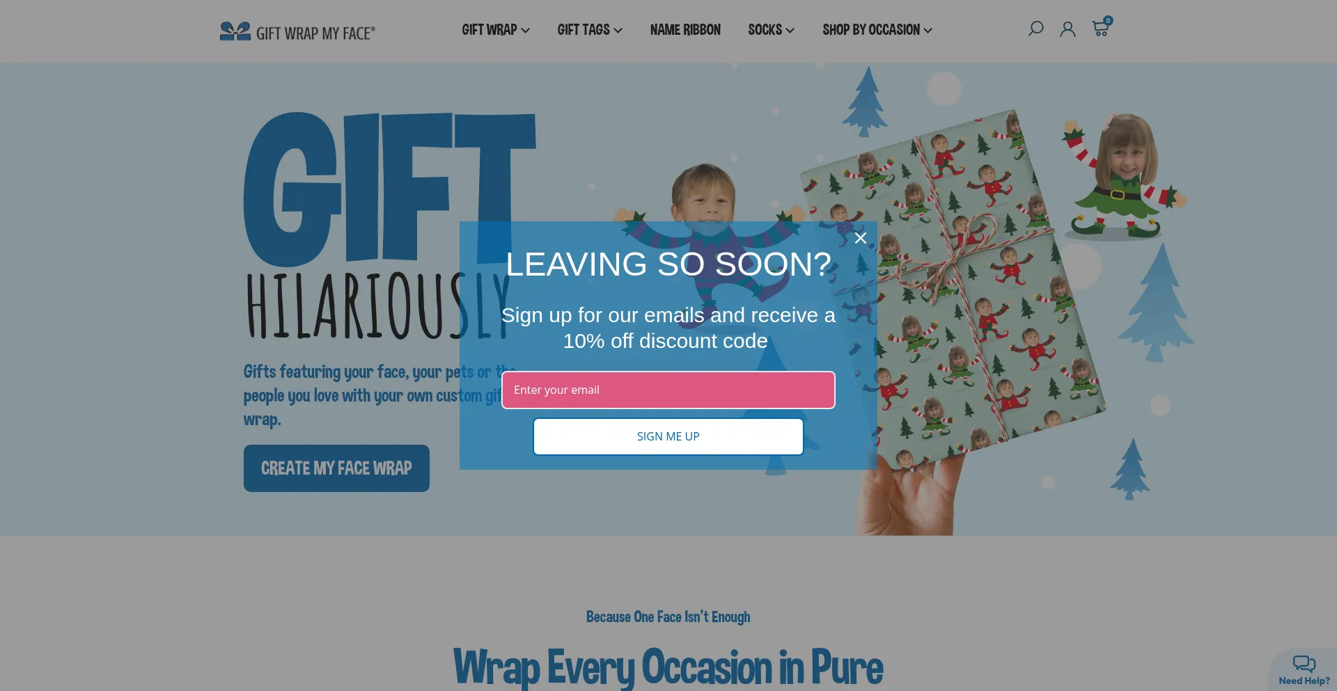 Giftwrapmyface.com é Seguro e Confiável?