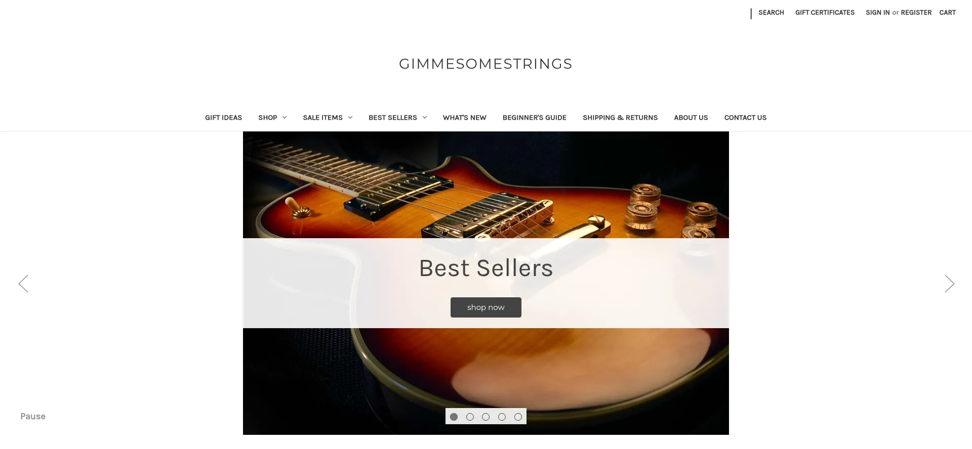 Gimmesomestrings.com