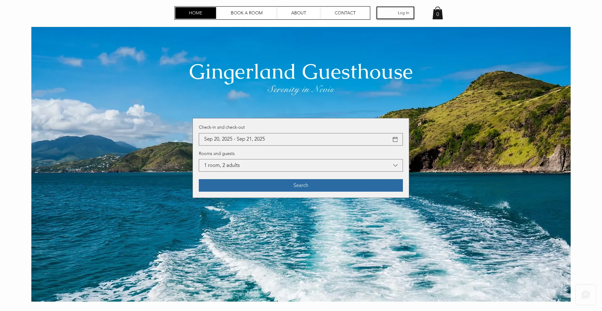 Gingerlandguesthouse.com Screenshot