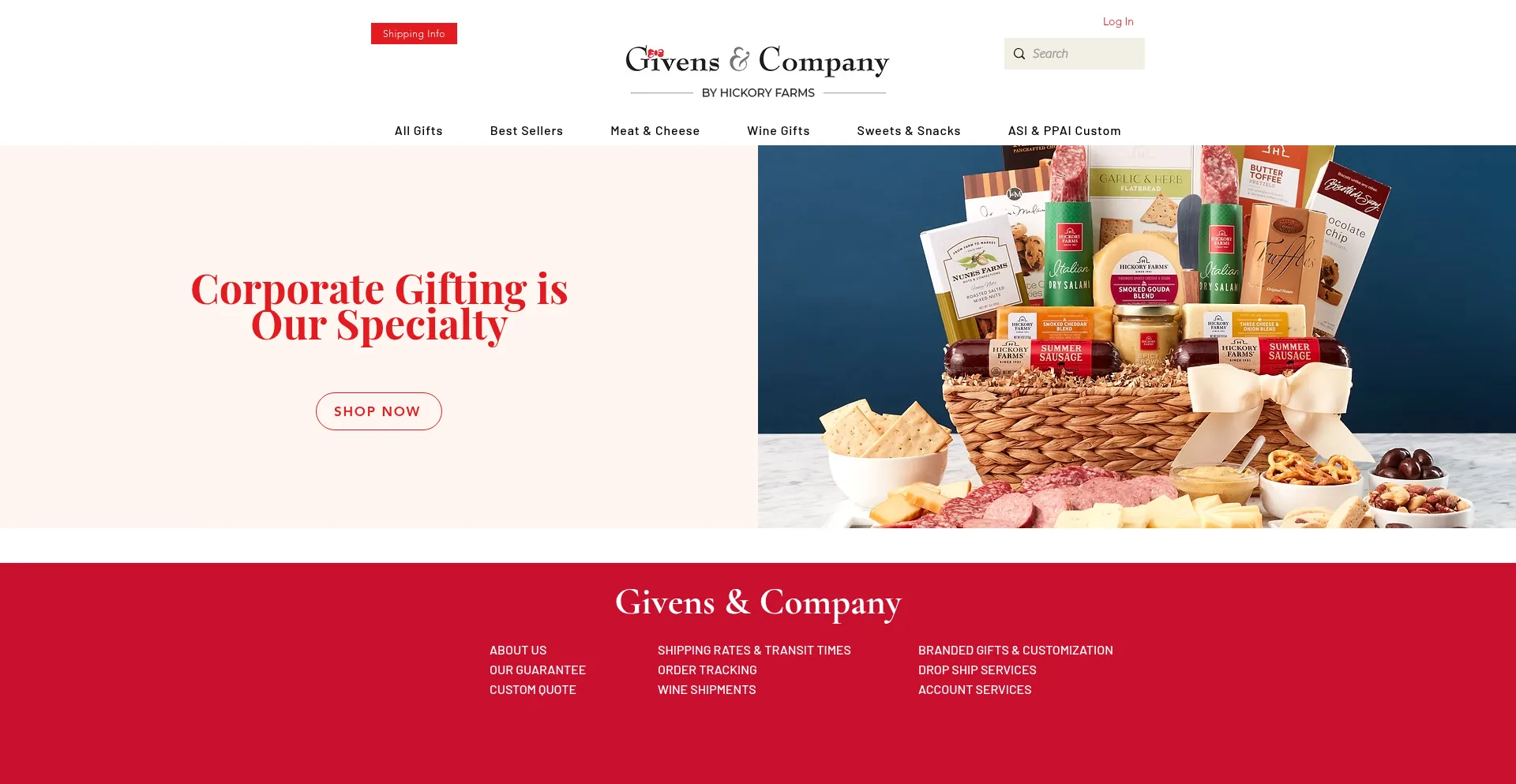Website screenshot of Givensandcompany.com
