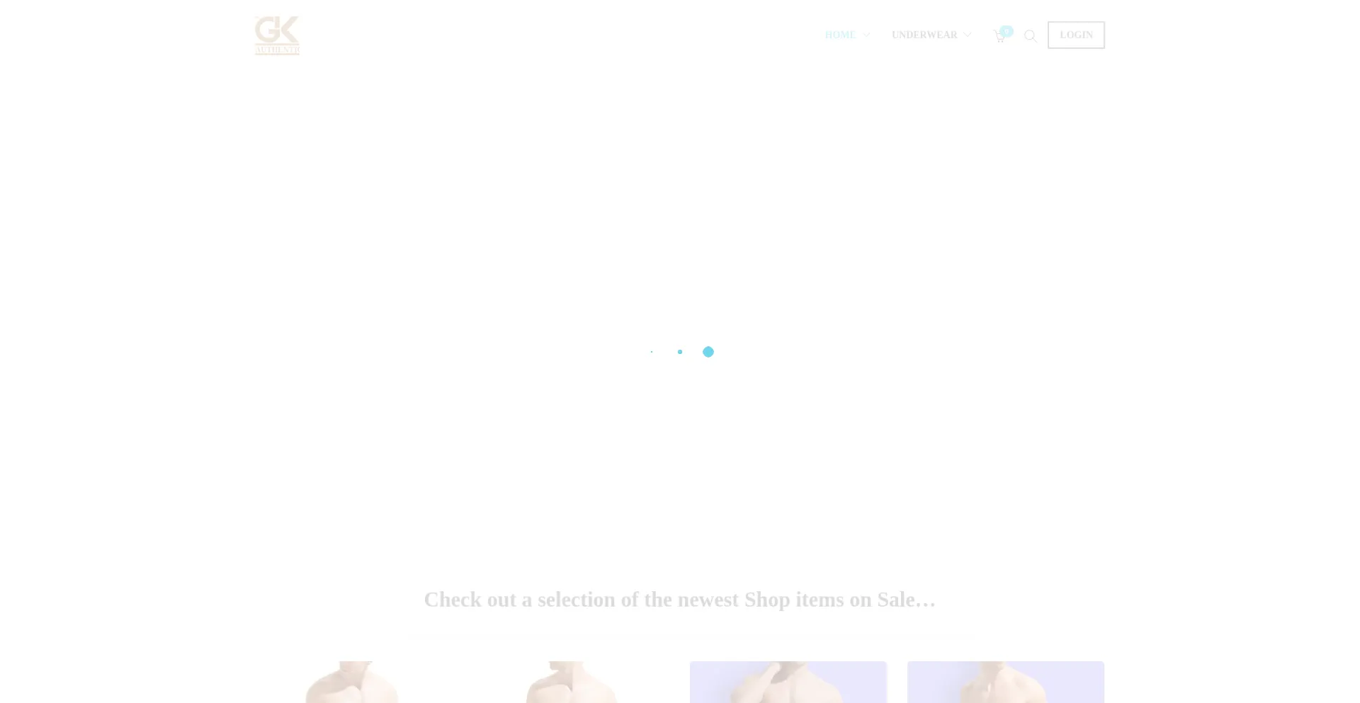 Website screenshot of Gkauthentic.com