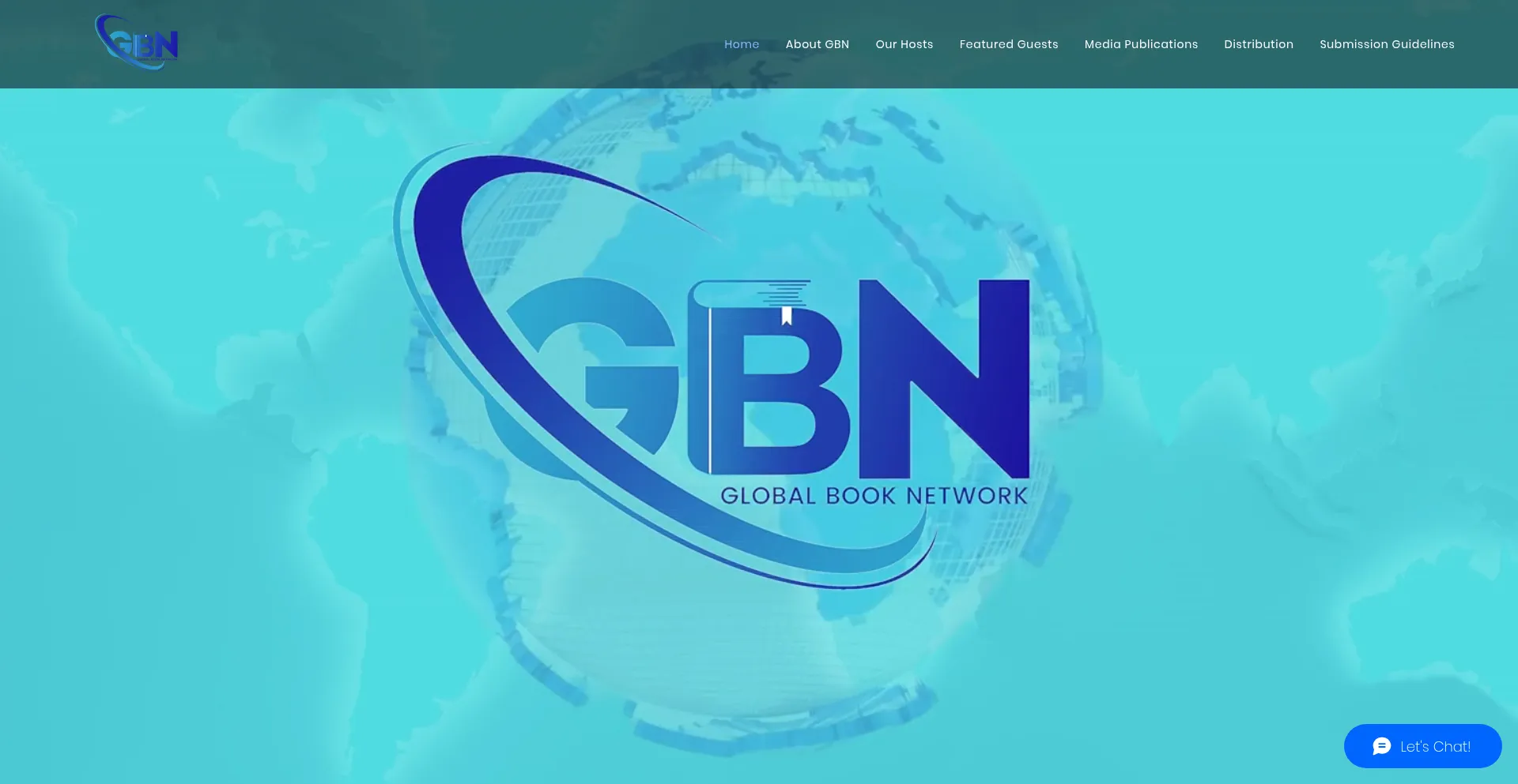 Website screenshot of Globalbooknetwork.tv