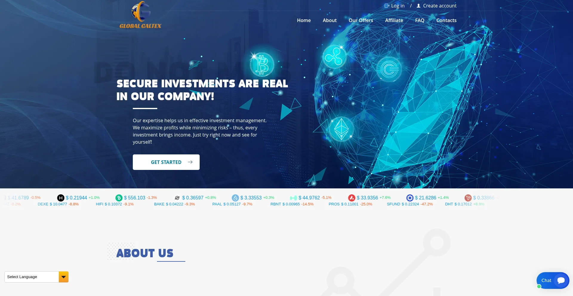 Globalcaltex.com Screenshot