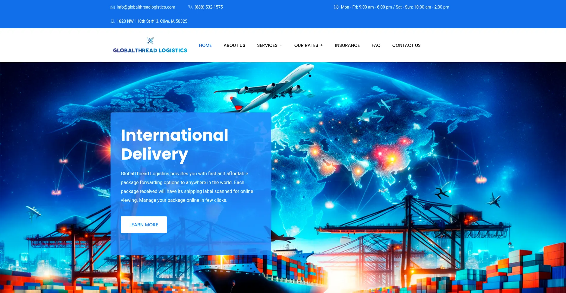 Globalthreadlogistics.com é Seguro e Confiável?