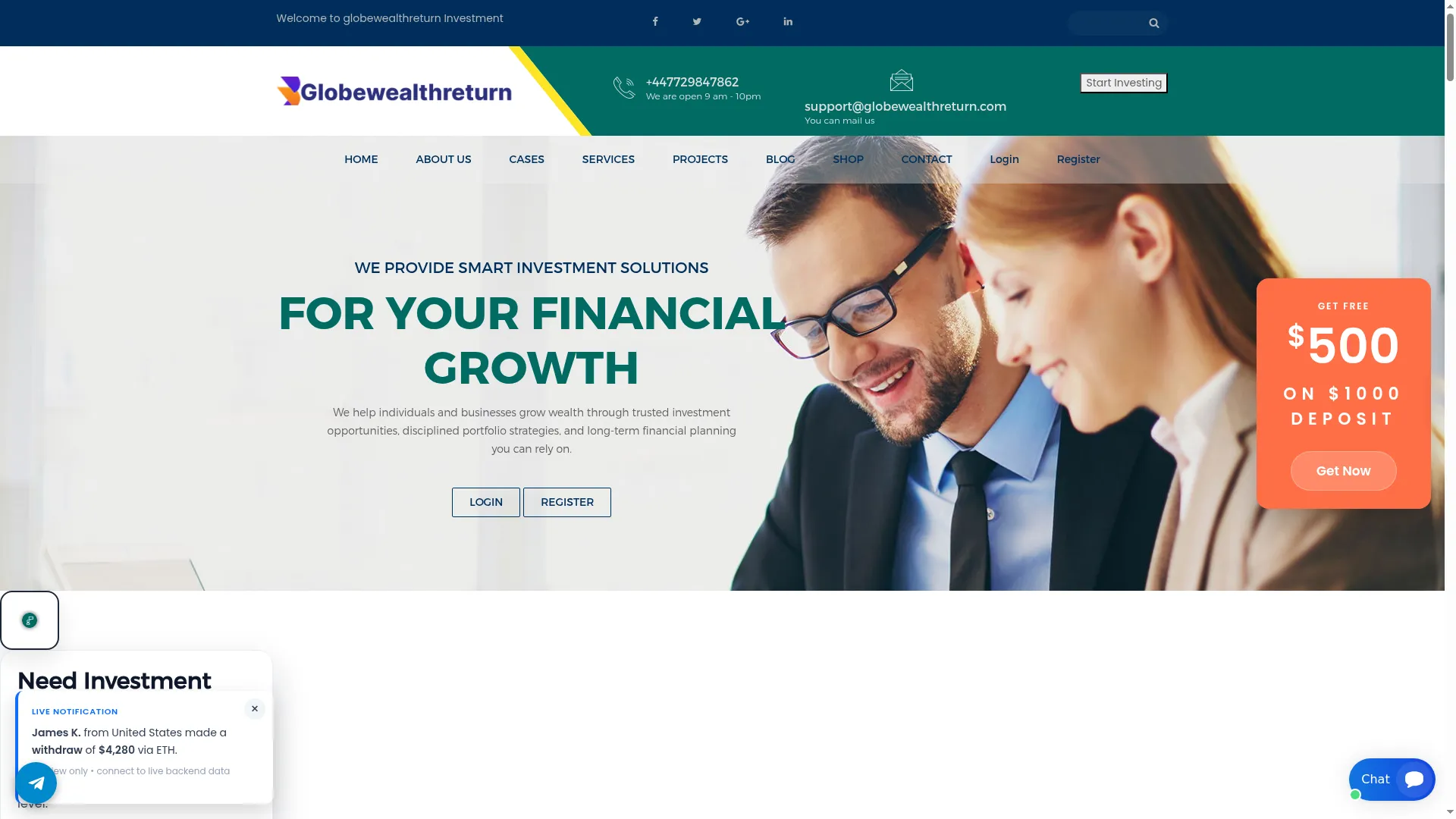 Globewealthreturn.co