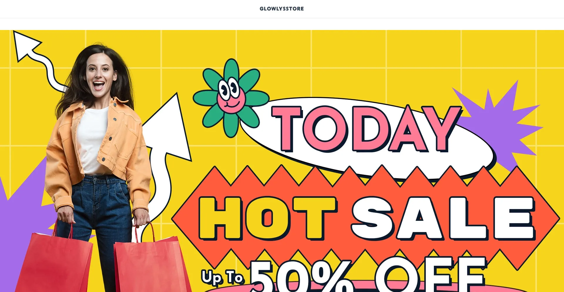 Website screenshot of Glowlysstore.com