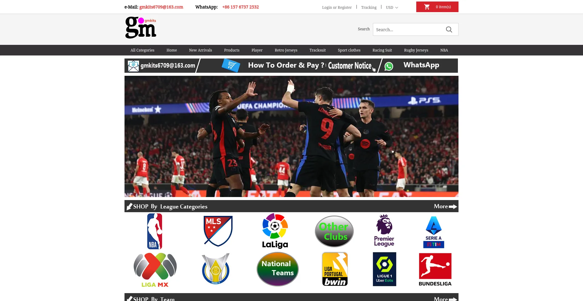 Website screenshot of Gmkitsa.com