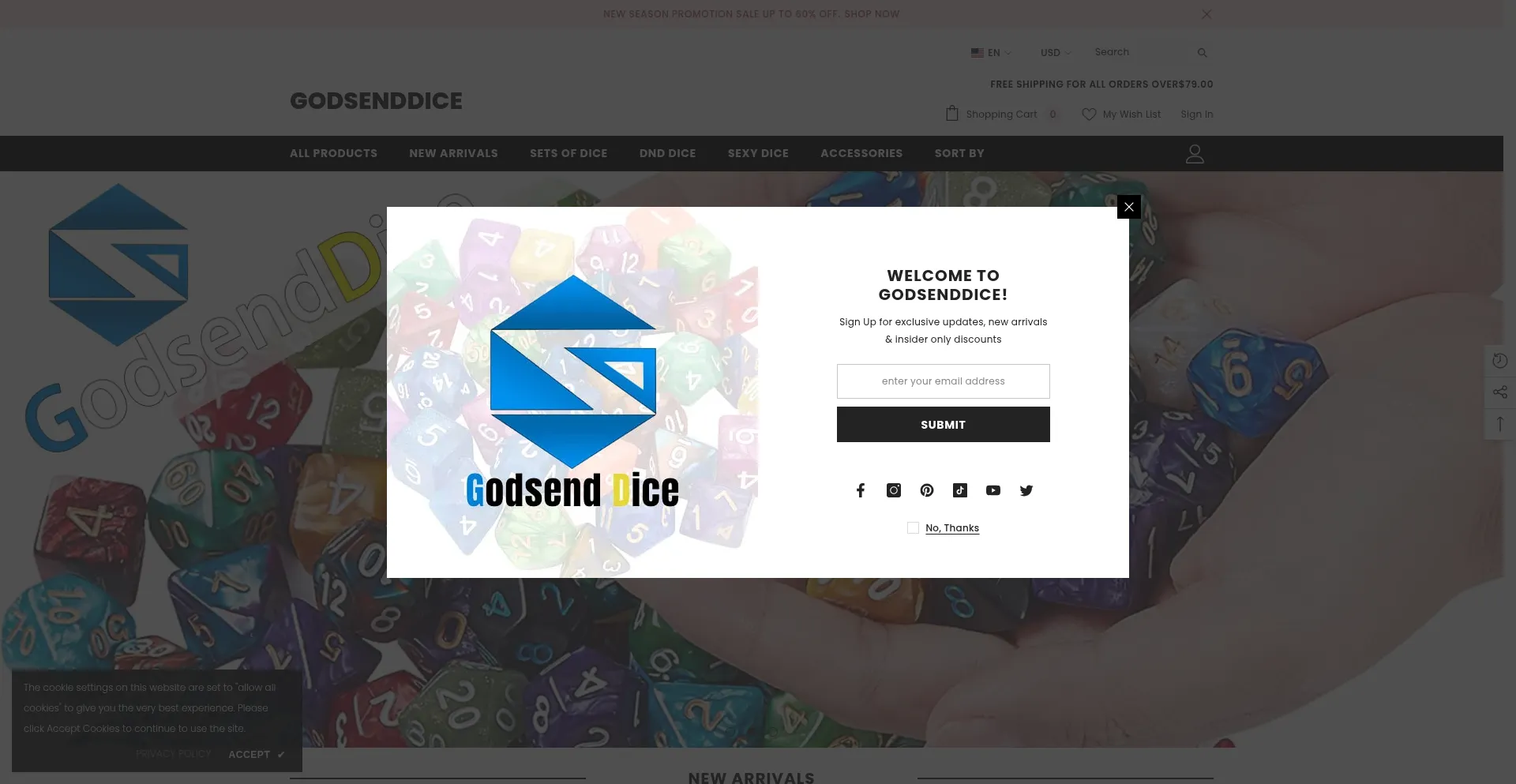 Godsenddice.com