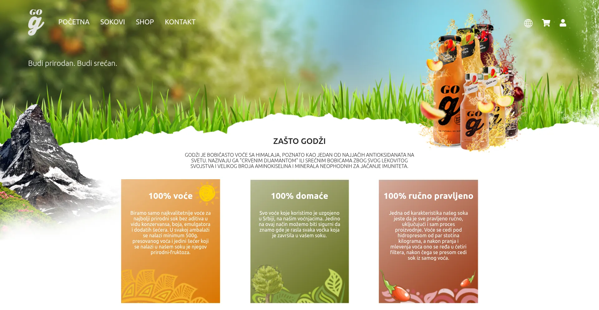 Website screenshot of Gog.rs