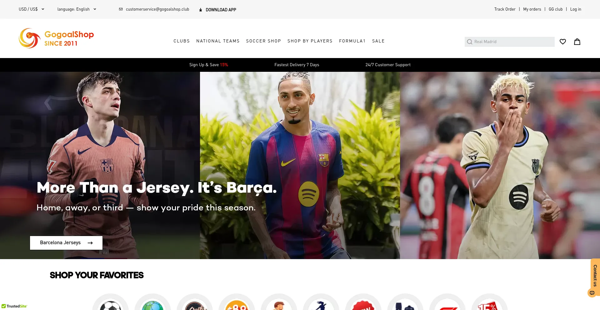 Gogoalshop.ca Screenshot