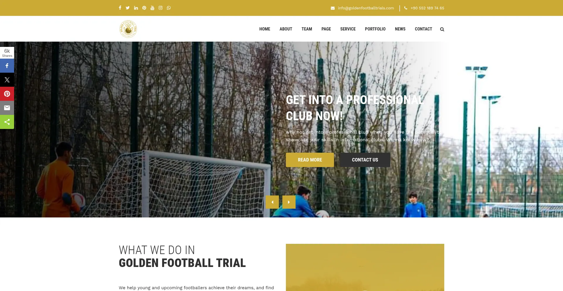 Goldenfootballtrials.com
