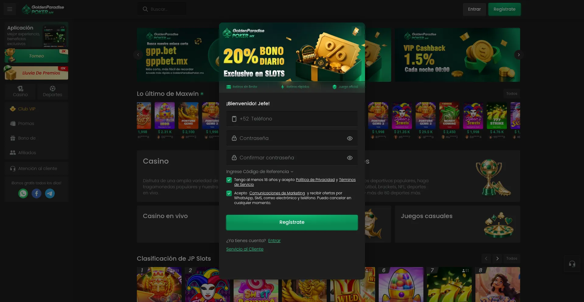 Goldenparadisepoker.mx