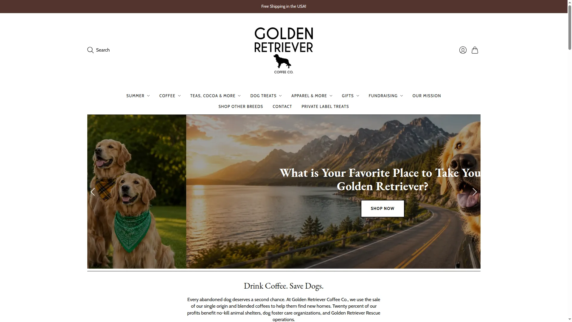 Goldenretrievercoffeecompany.com