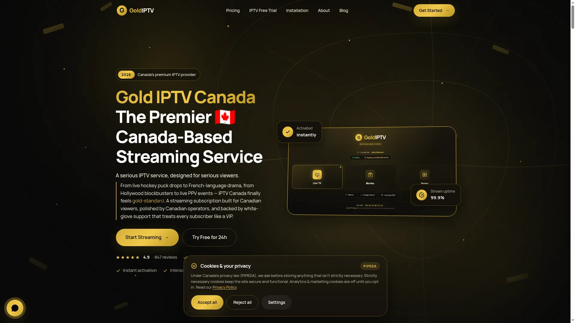 Goldiptv.ca