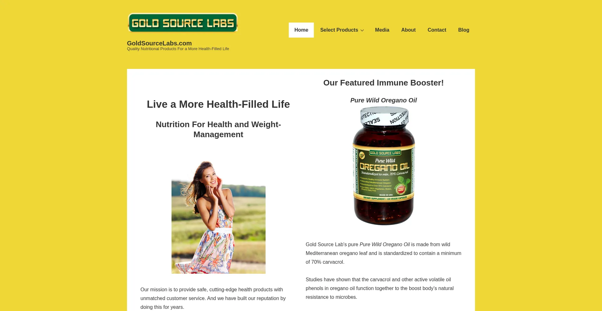 Goldsourcelabs.com Screenshot