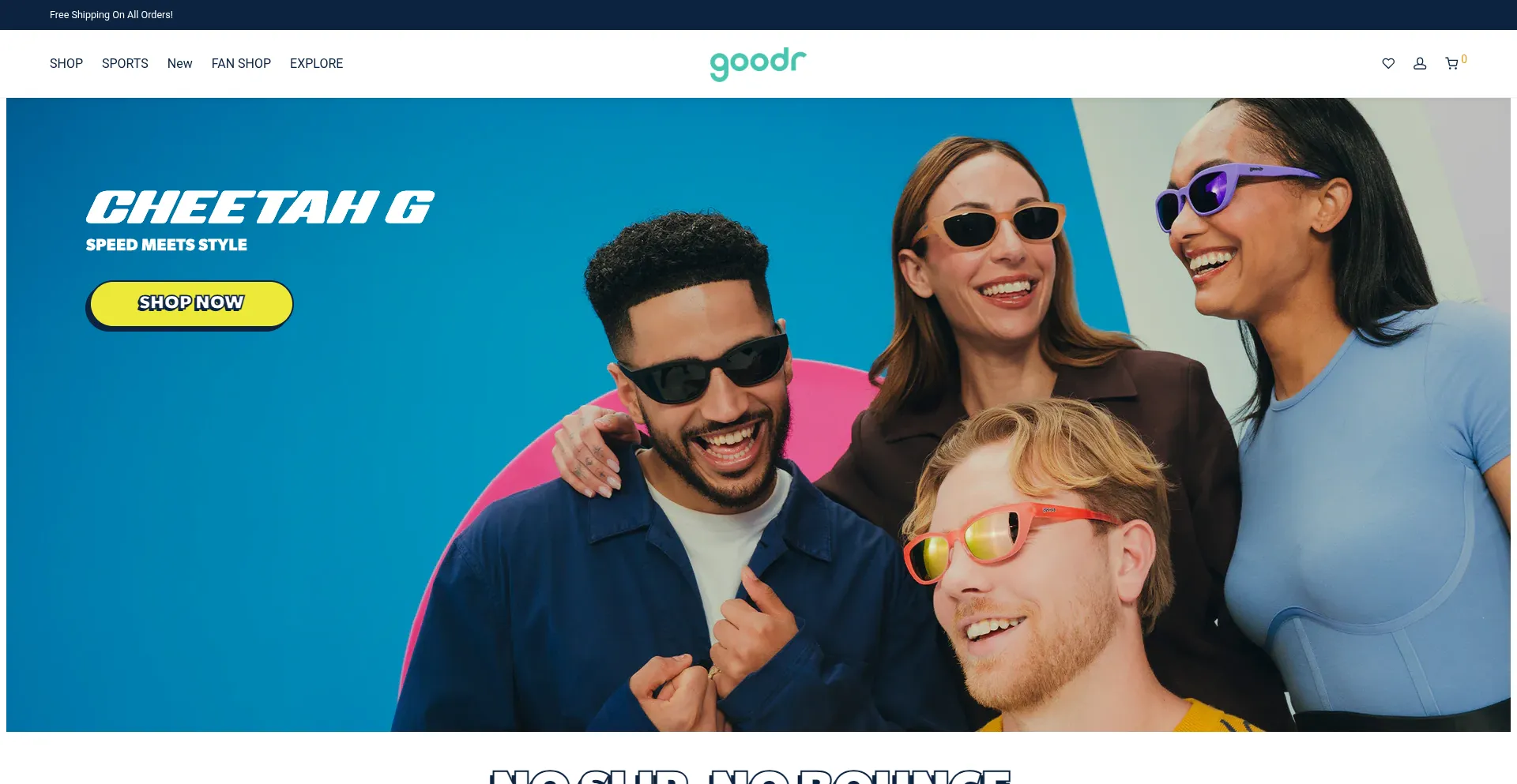 Website screenshot of Goodrrus.com