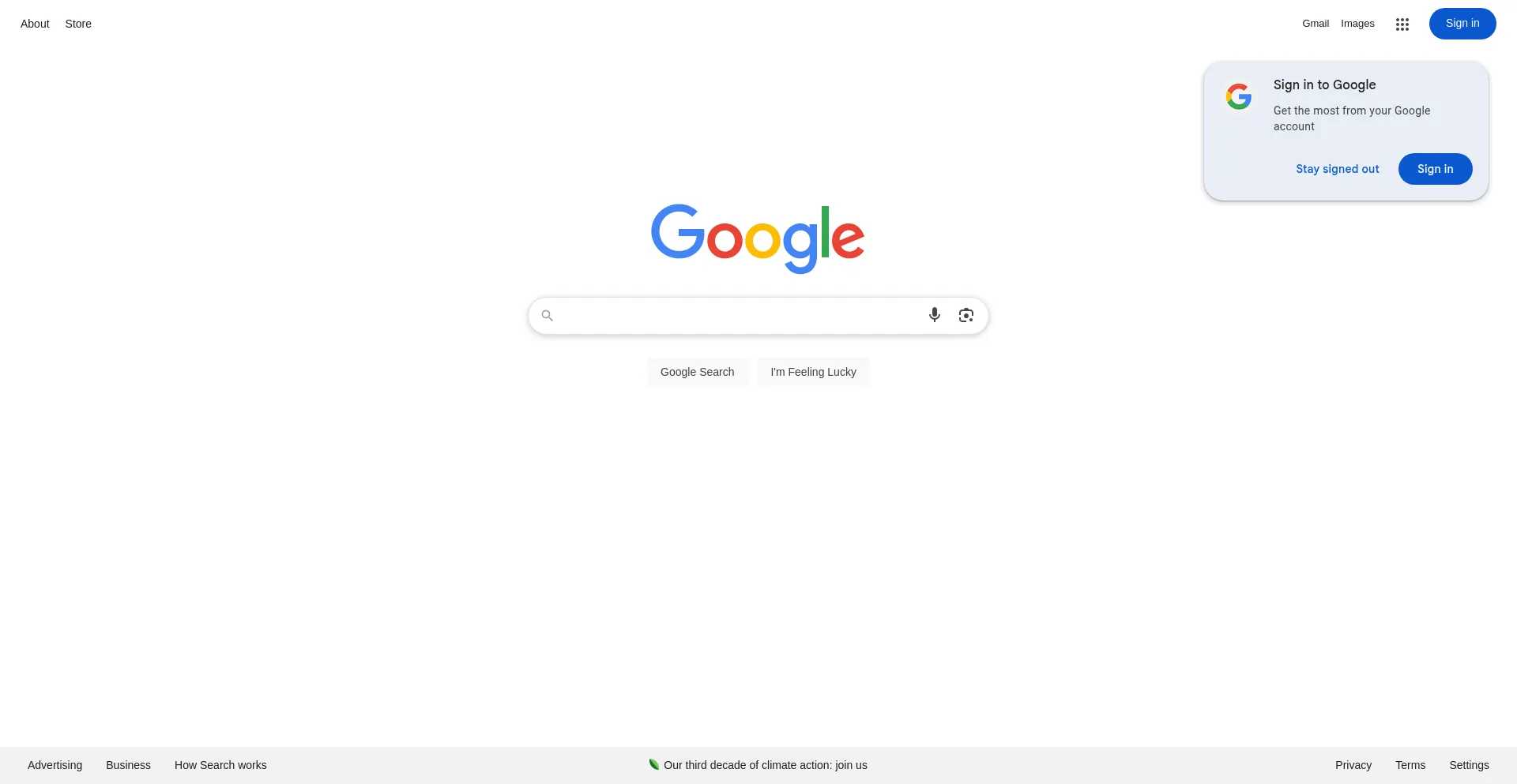 Website screenshot of Googel.com
