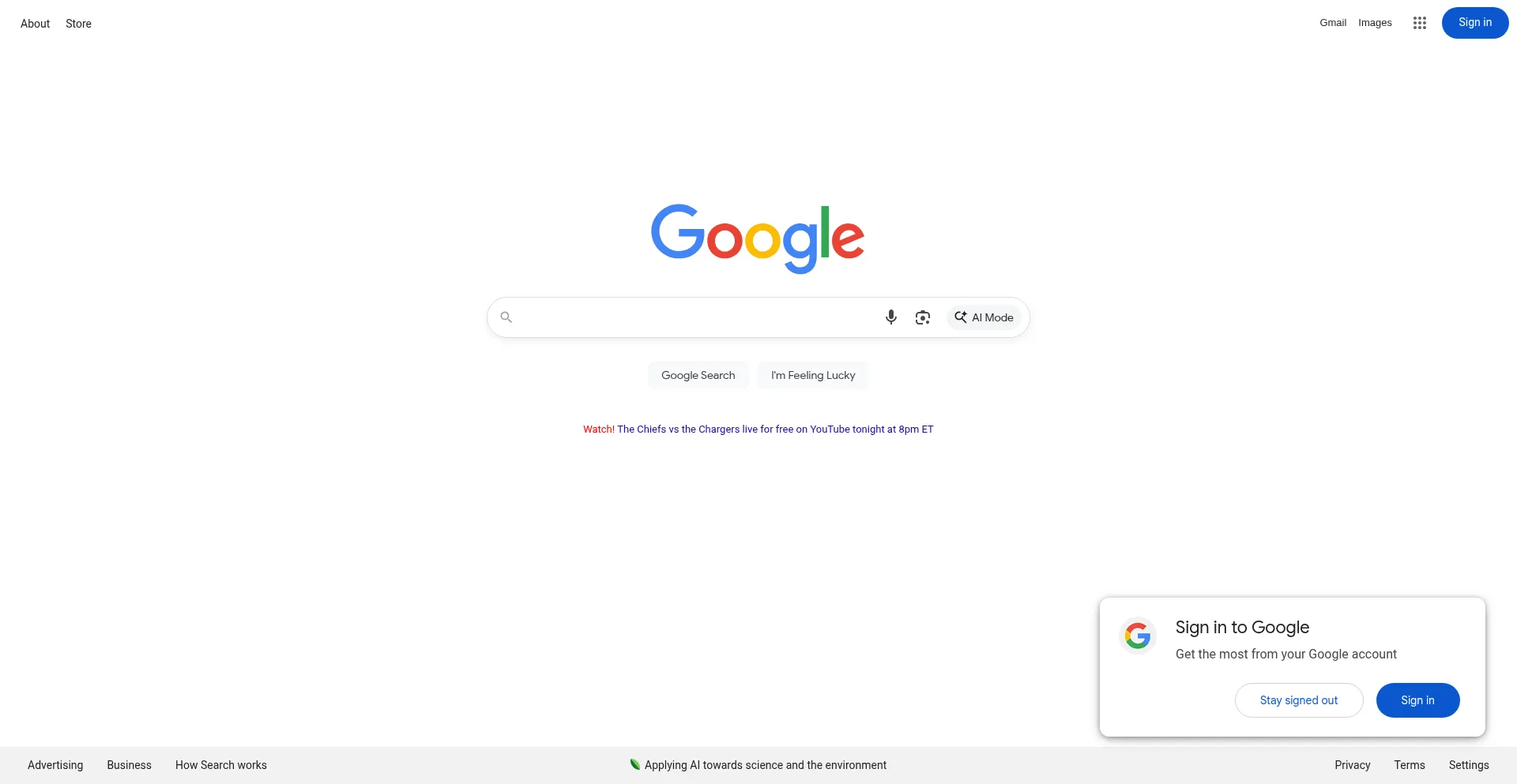 Website screenshot of Google.bt