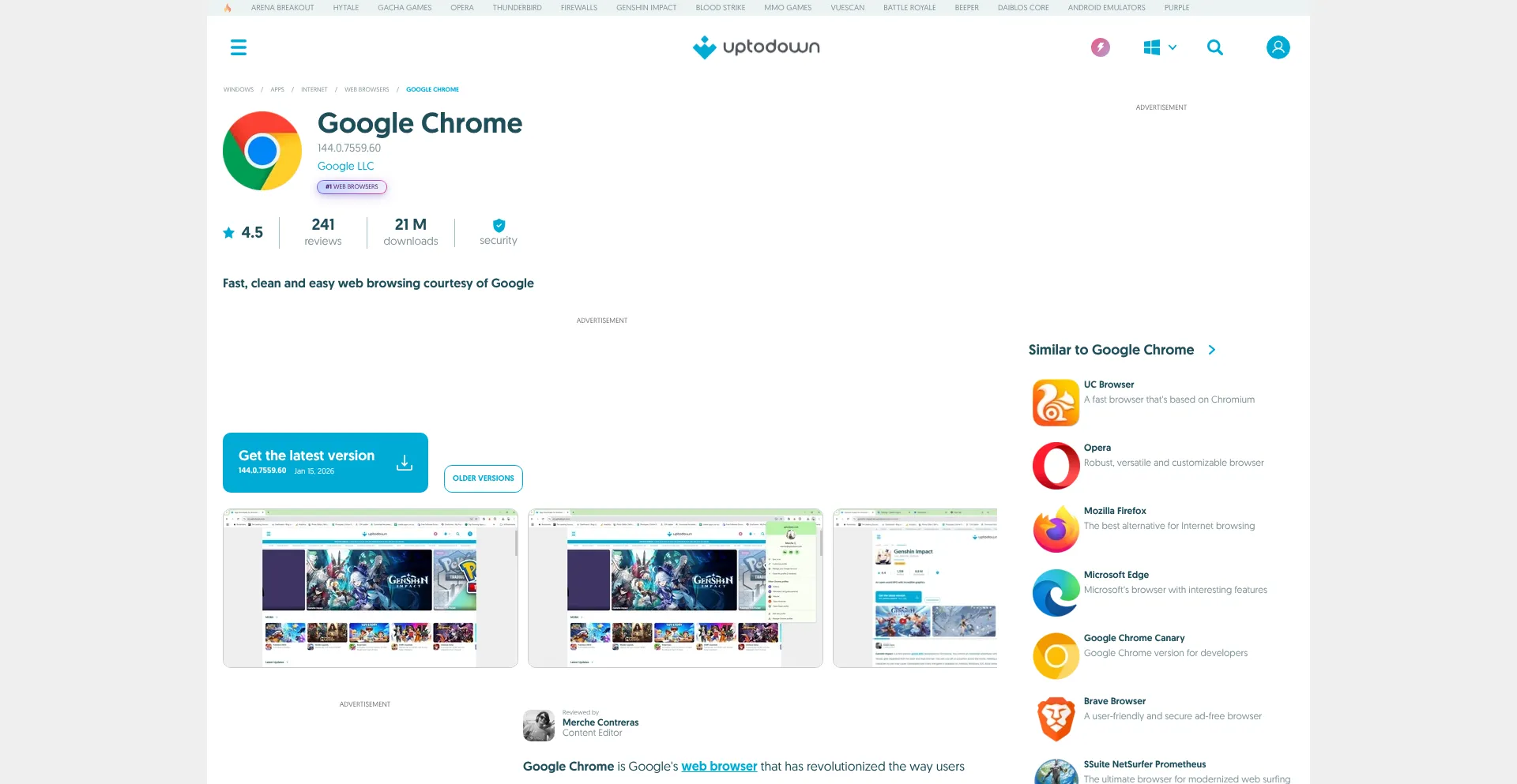 Google-chrome.en.uptodown.com