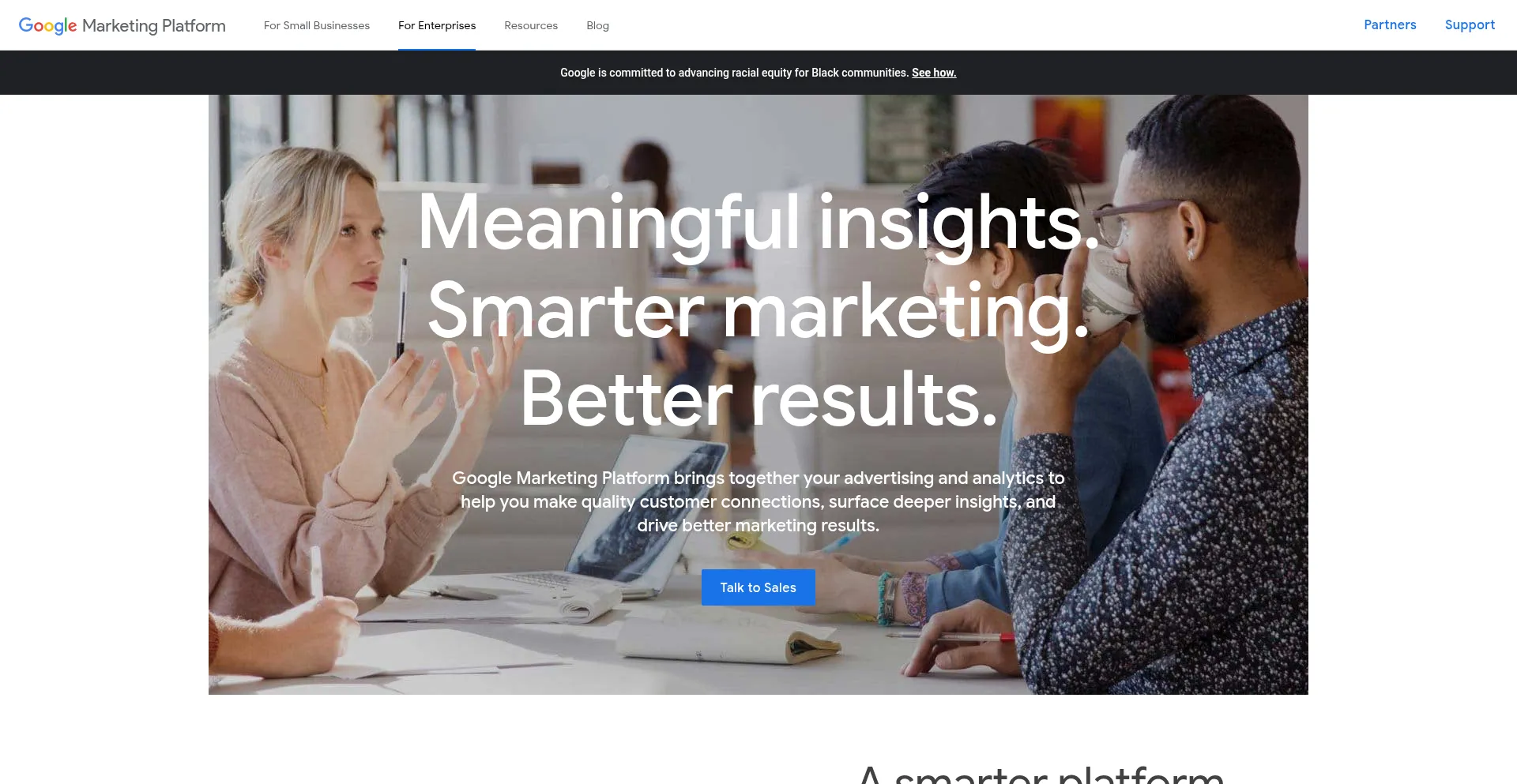 Website screenshot of Googleads.g.doubleclick.net