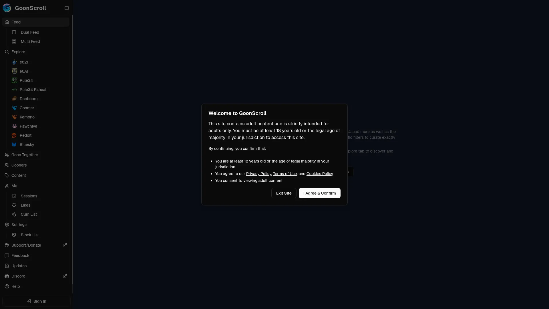 Goonscroll.app