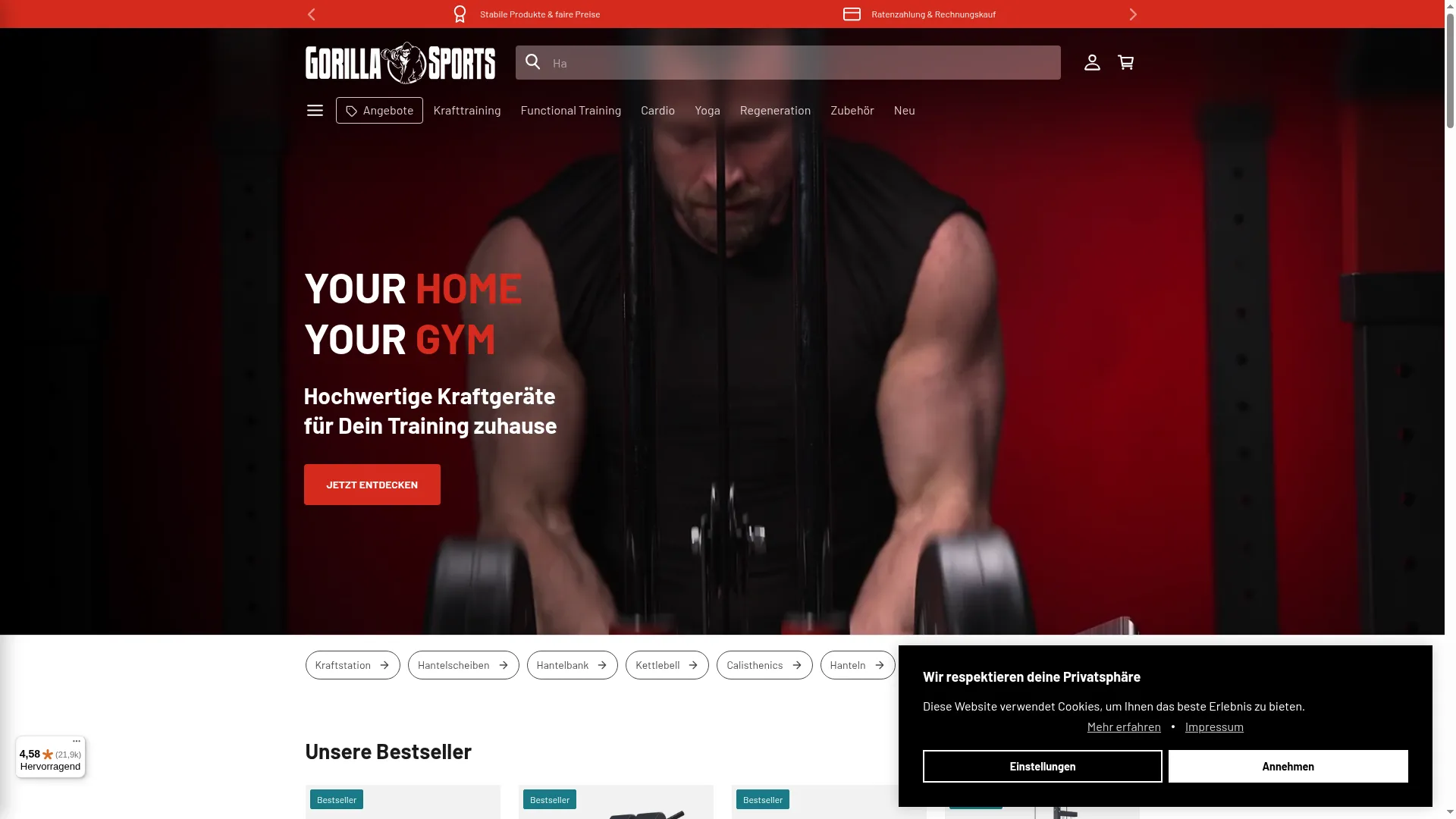 Gorillasports.de