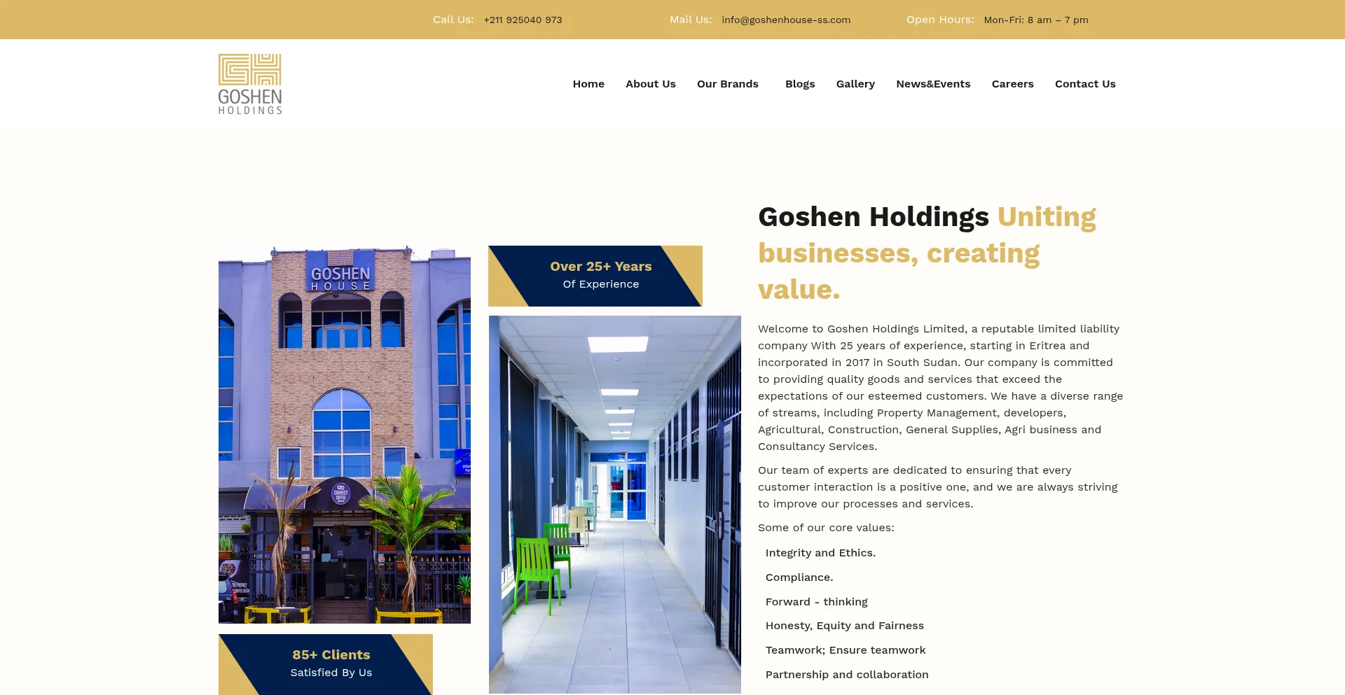 Goshenholdings.com