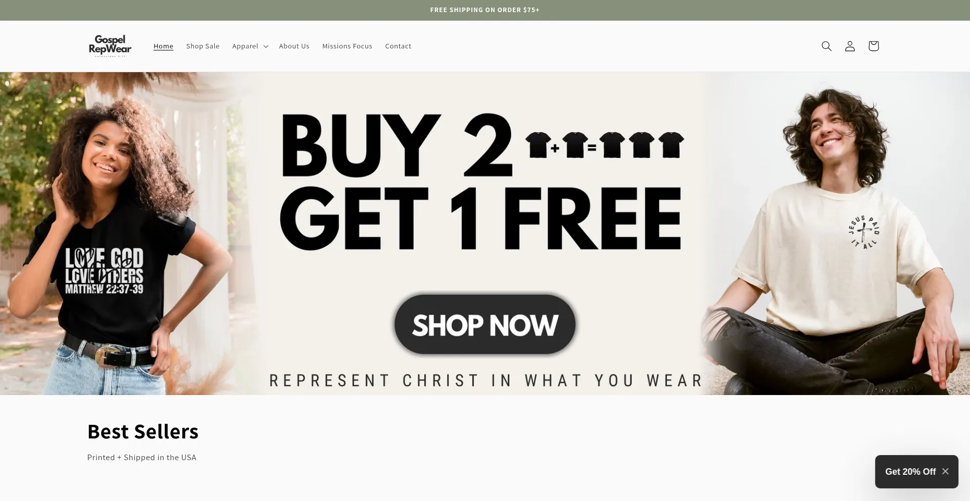 Gospelrepwear.com