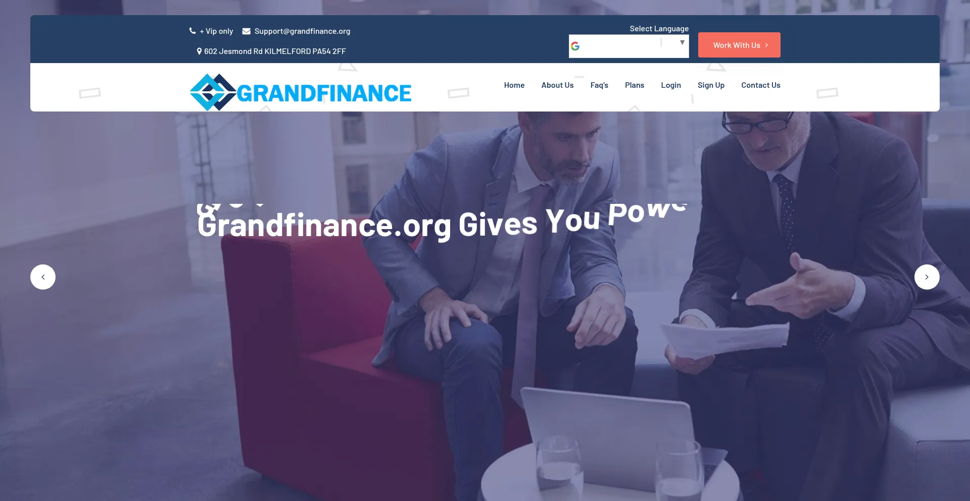 Grandfinance.org Screenshot