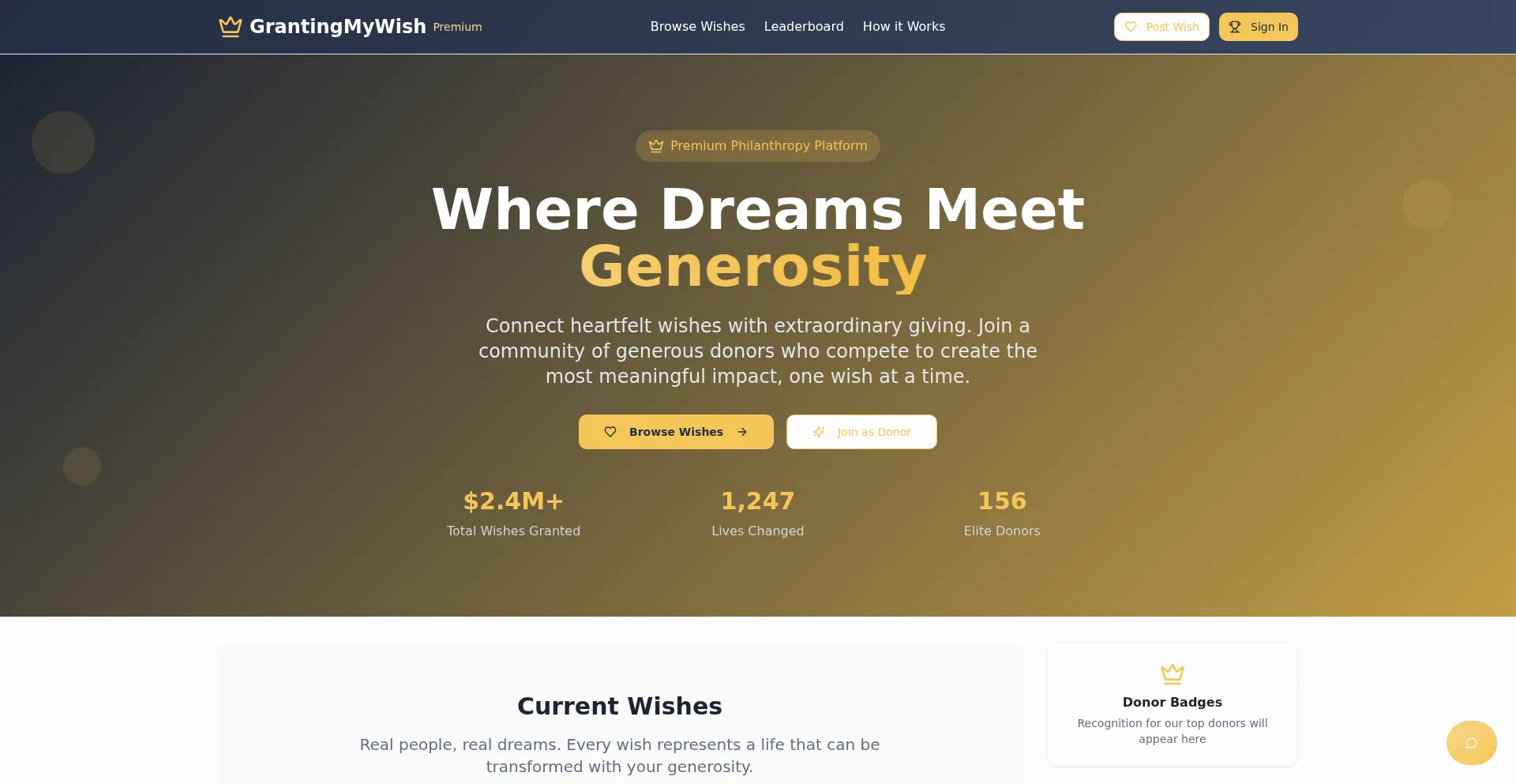 Grantingmywish.com