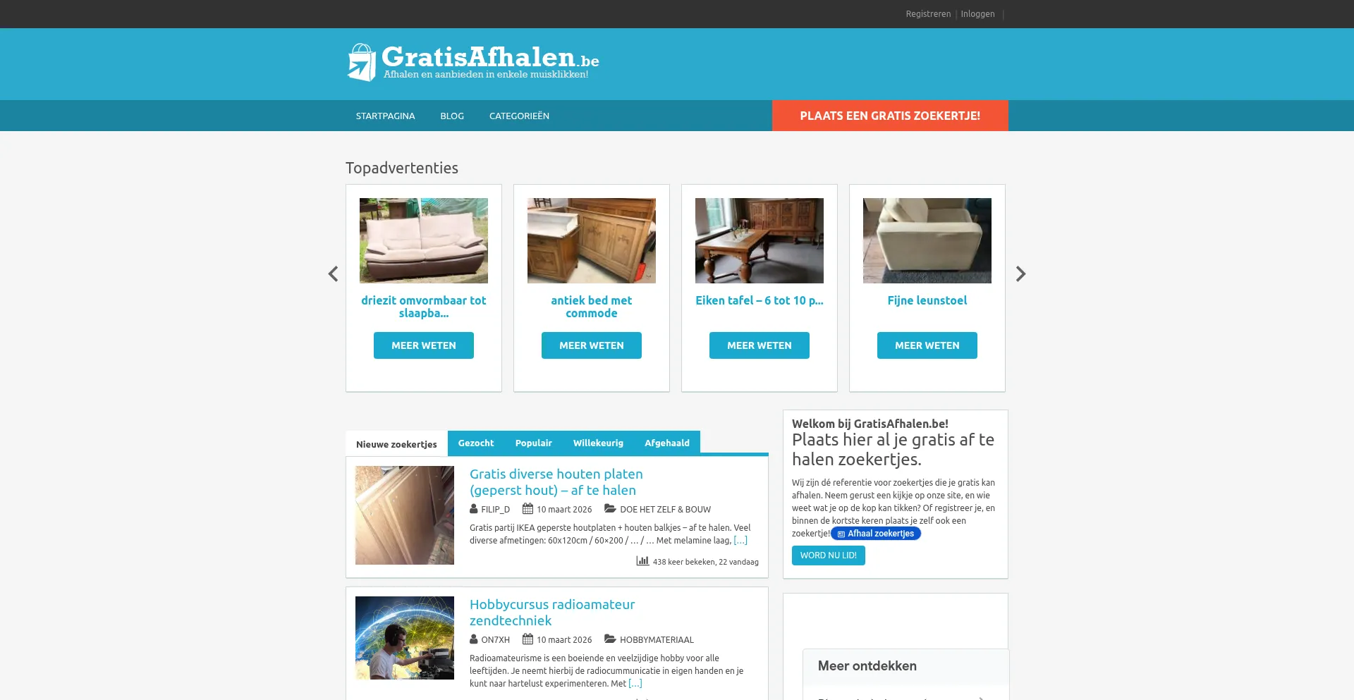 Gratisafhalen.be