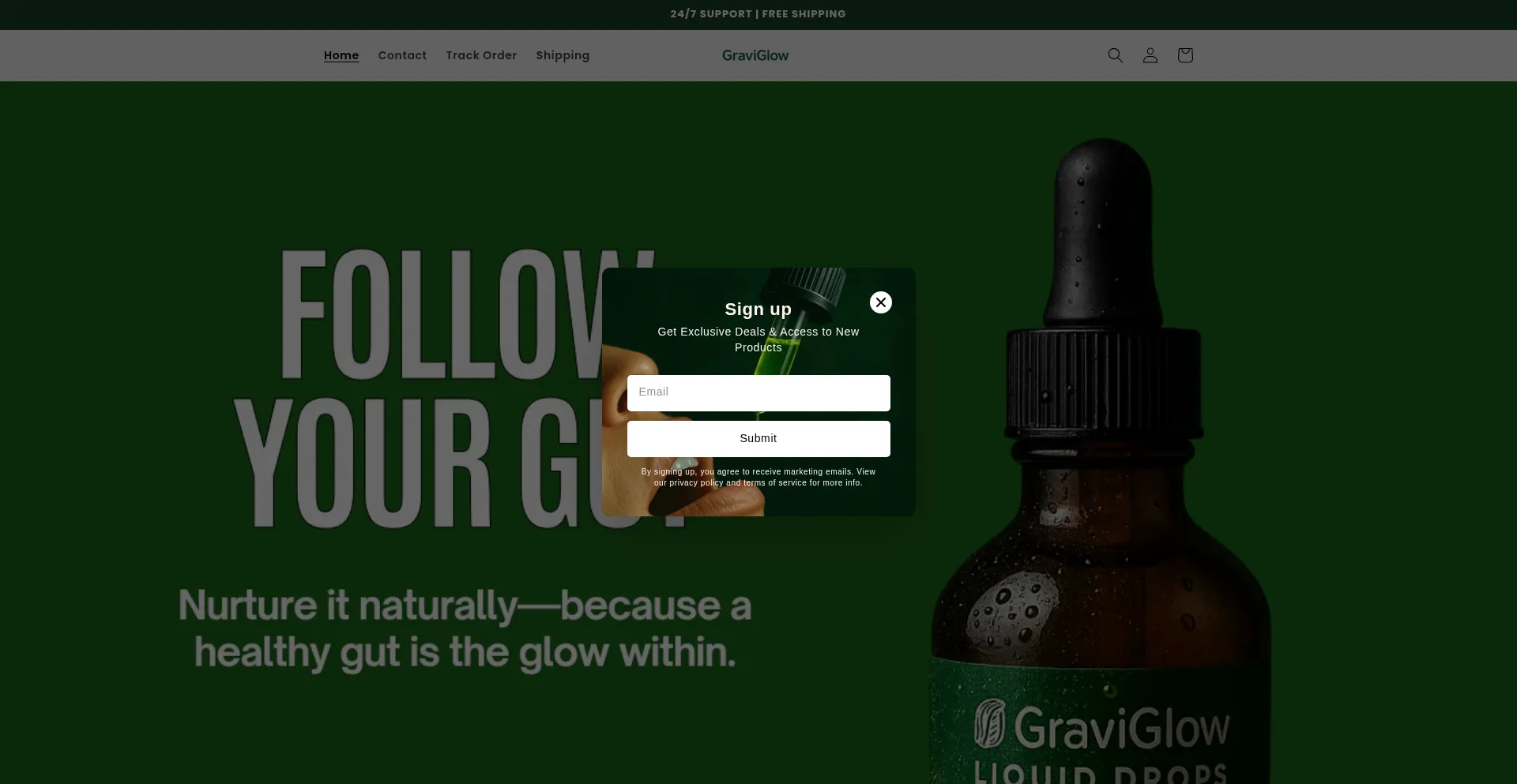 Graviglow.shop é Seguro e Confiável?