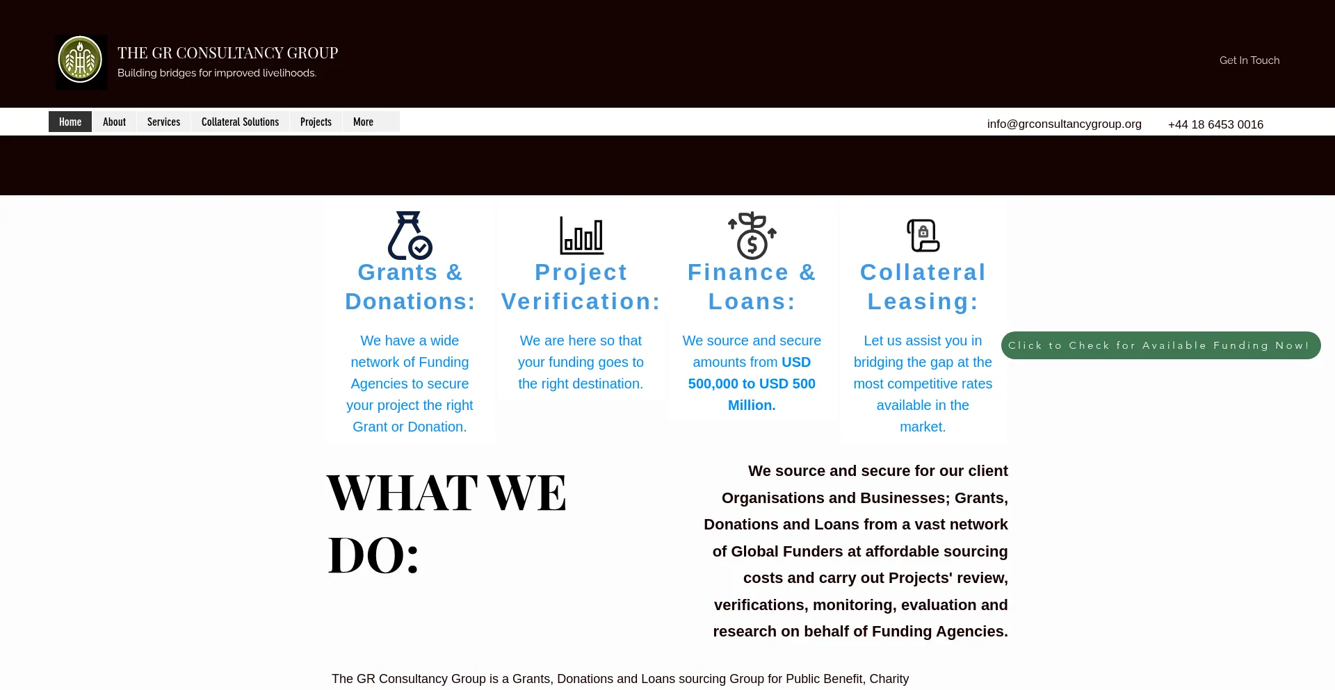 Grconsultancygroup.org é Seguro e Confiável?