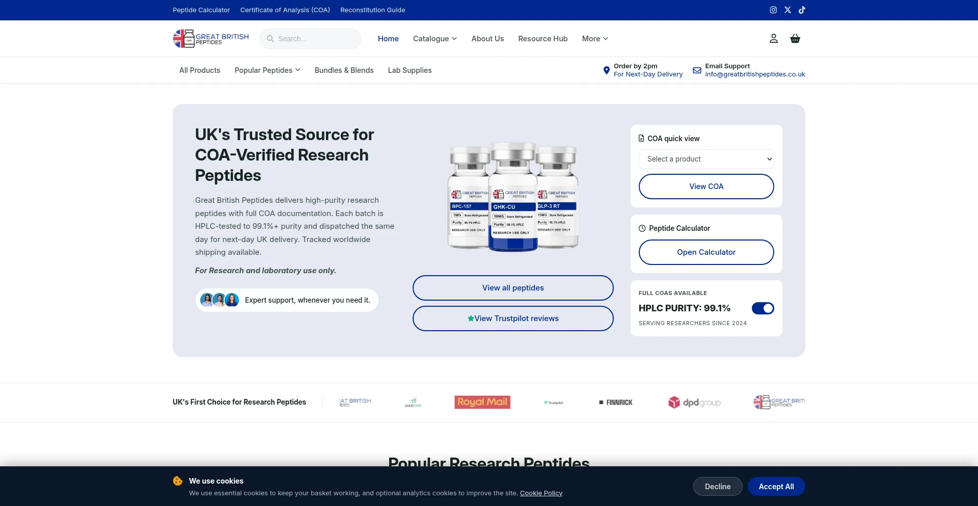Greatbritishpeptides.co.uk