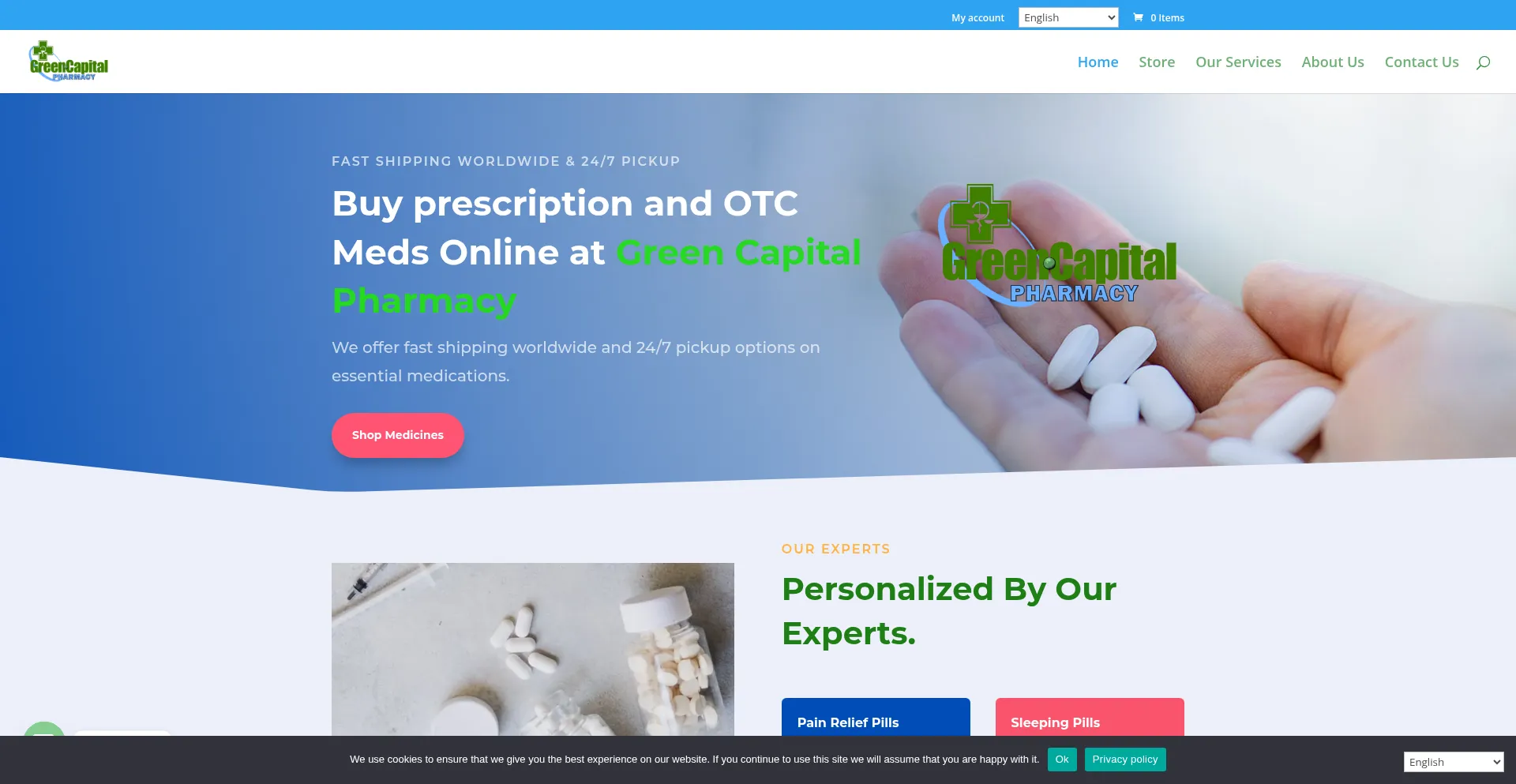 Greencapitalpharmacy.com é Seguro e Confiável?