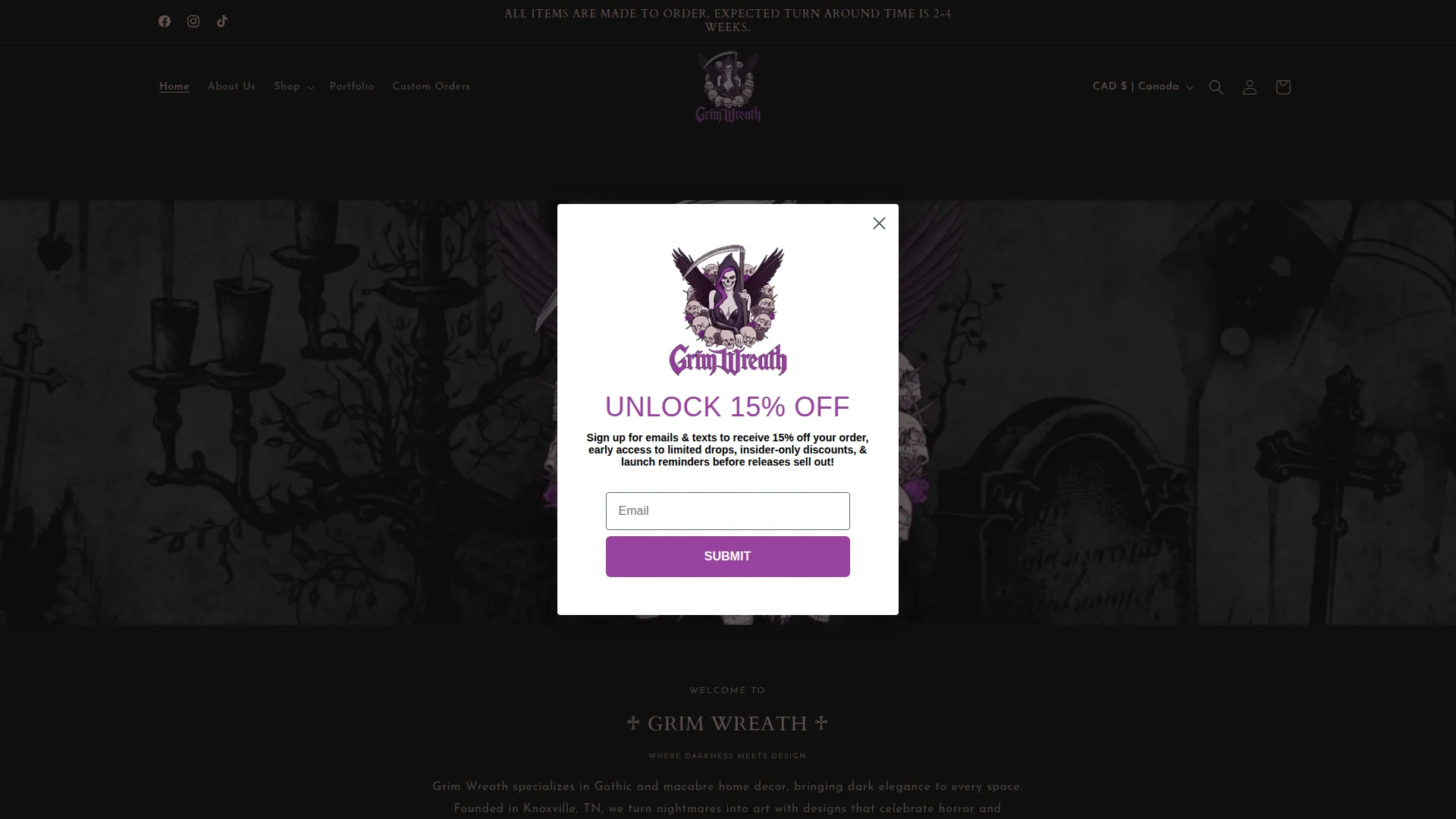 Grimwreathstore.com