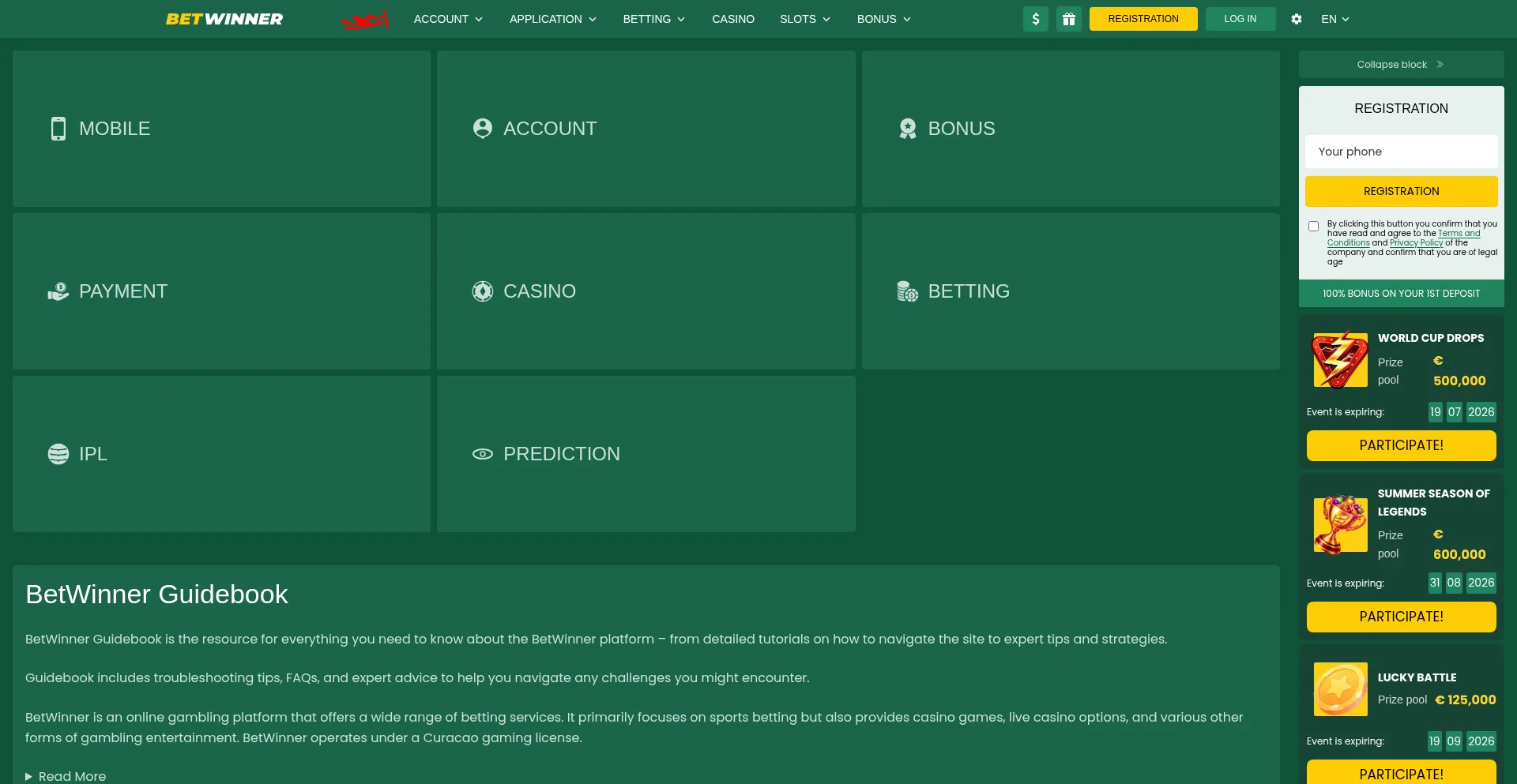 Guidebook.betwinner.com