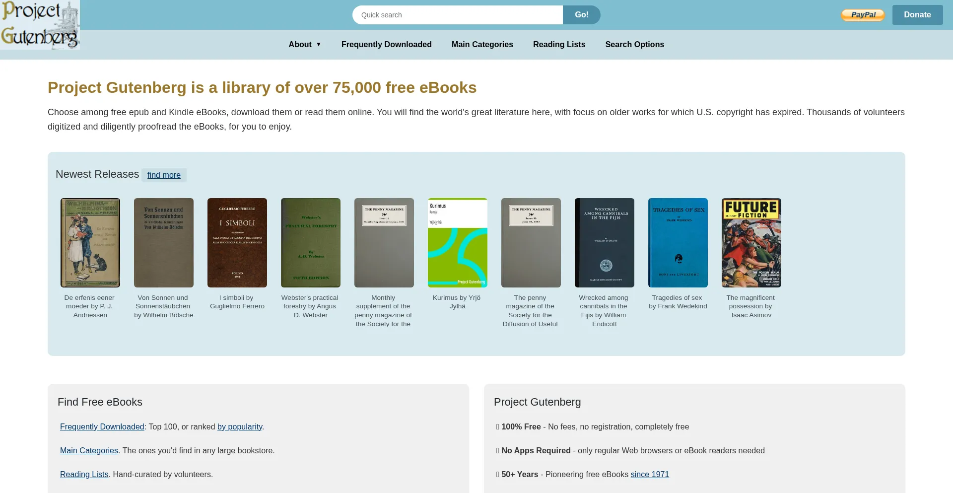 Gutenberg.org é Seguro e Confiável?