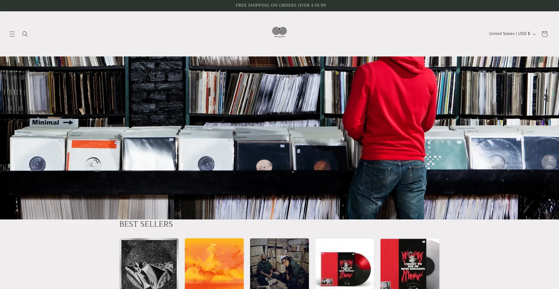 Website screenshot of Gwsrecords.com
