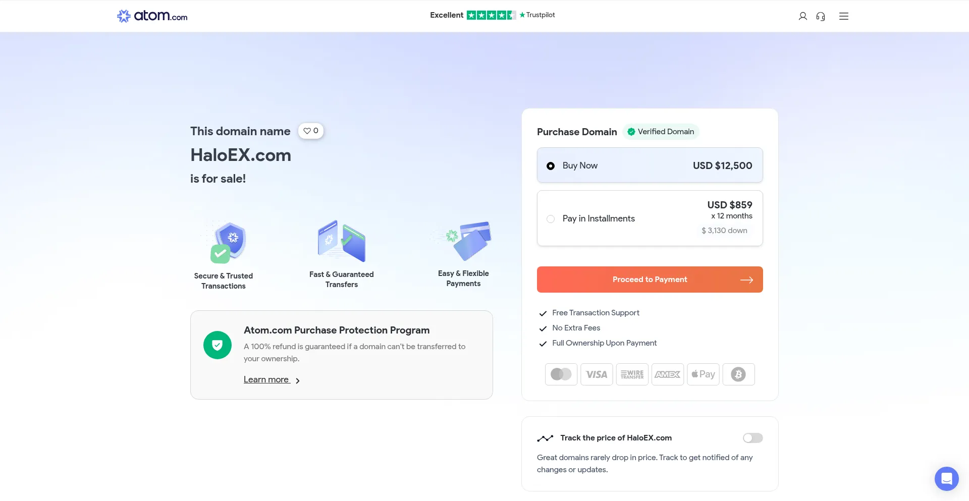 Website screenshot of Haloex.com