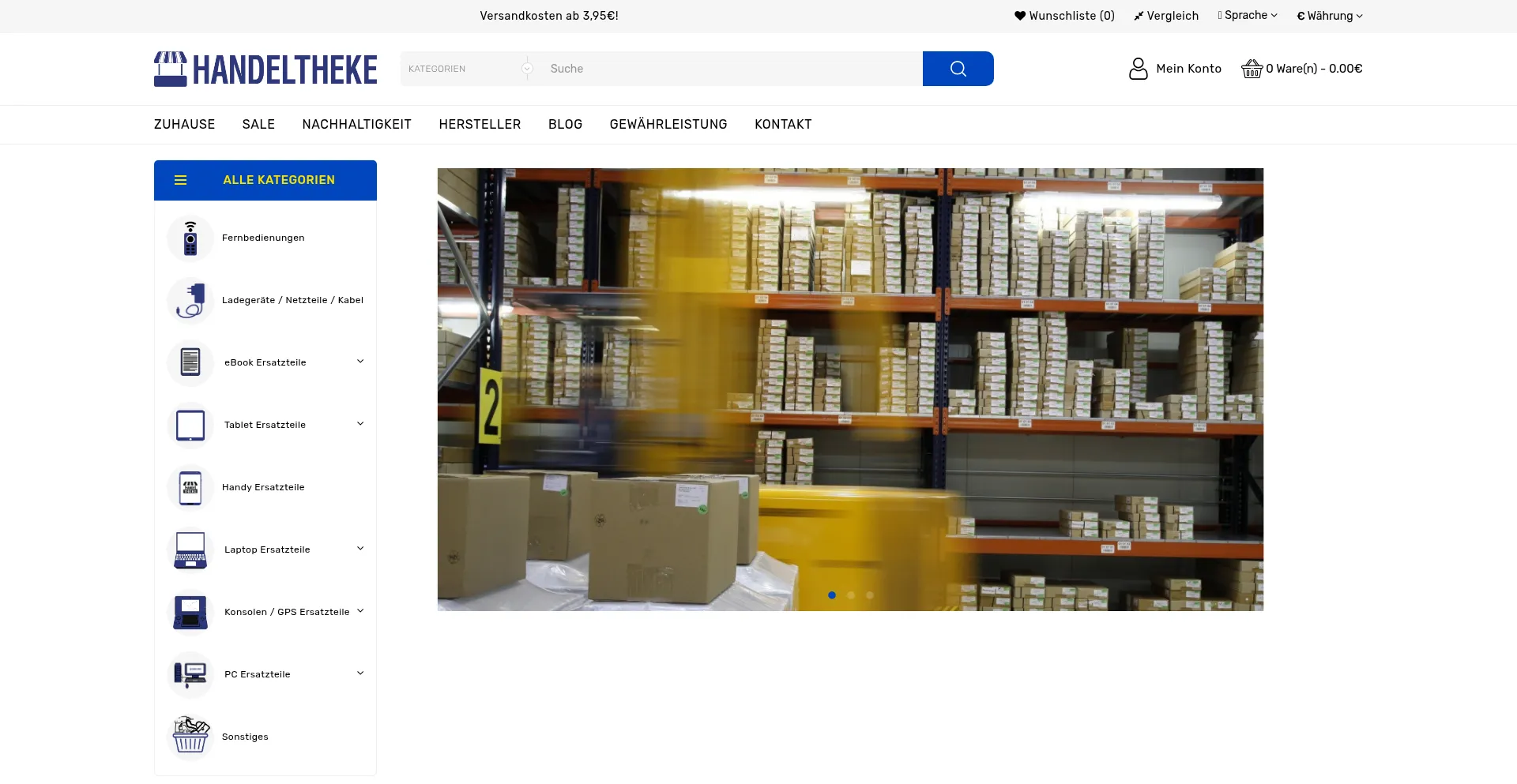 Handeltheke.de Screenshot