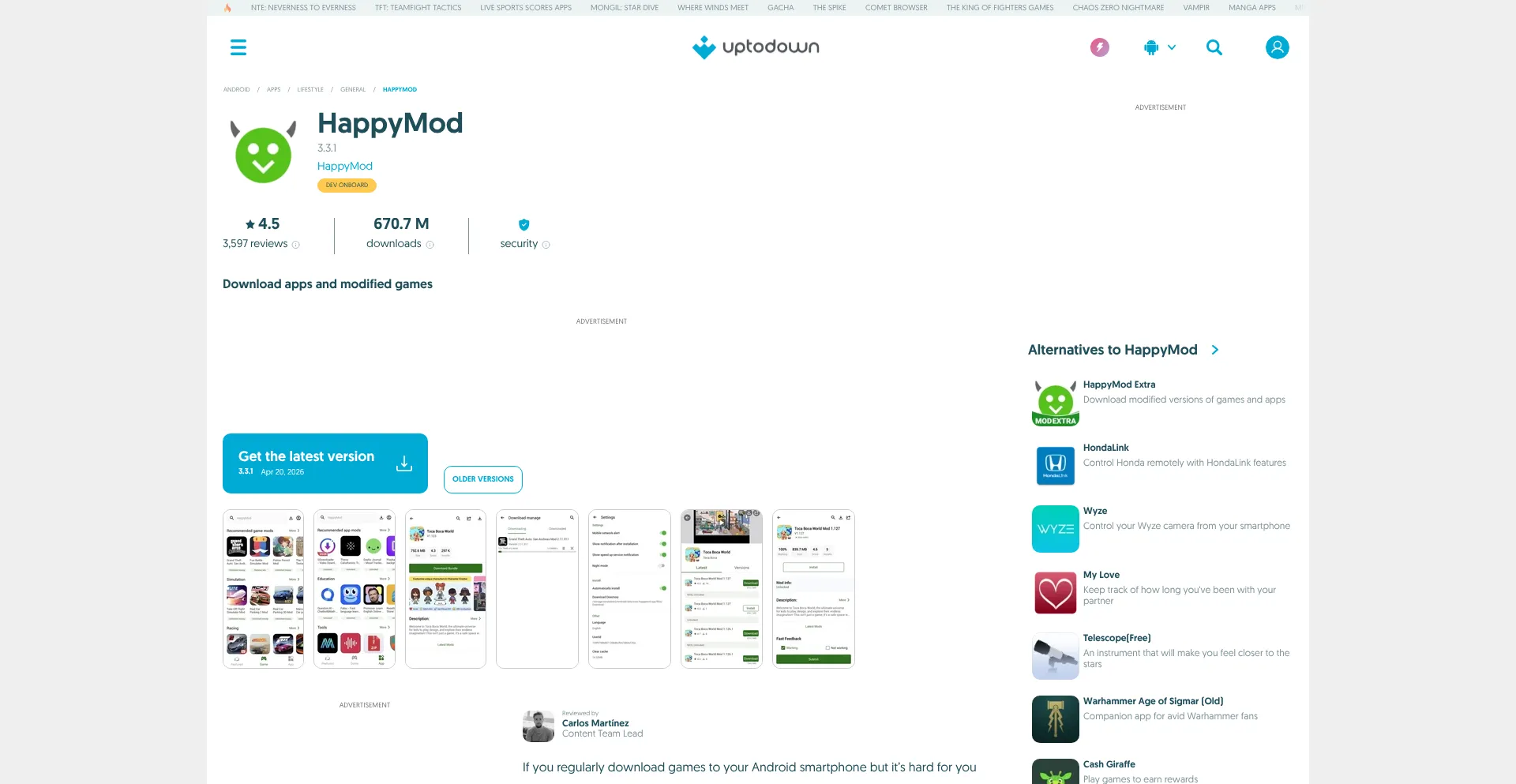 Happymod.en.uptodown.com