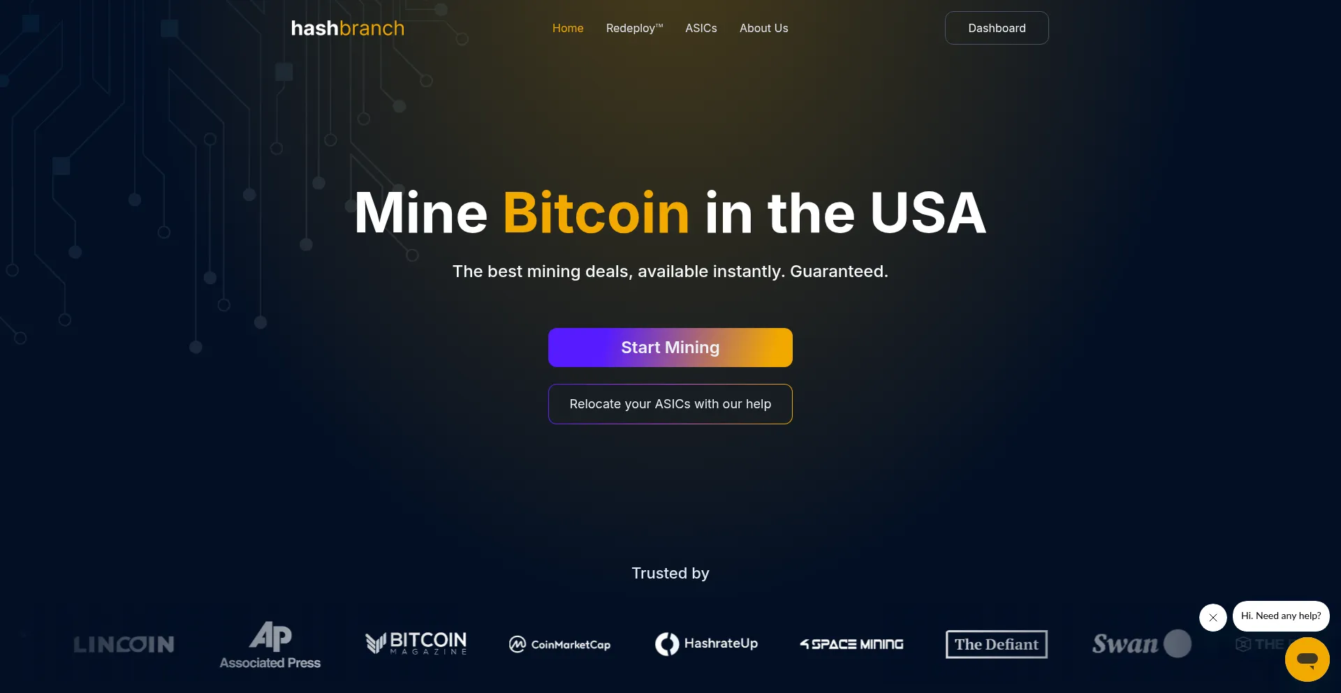 Hashbranch.com Screenshot