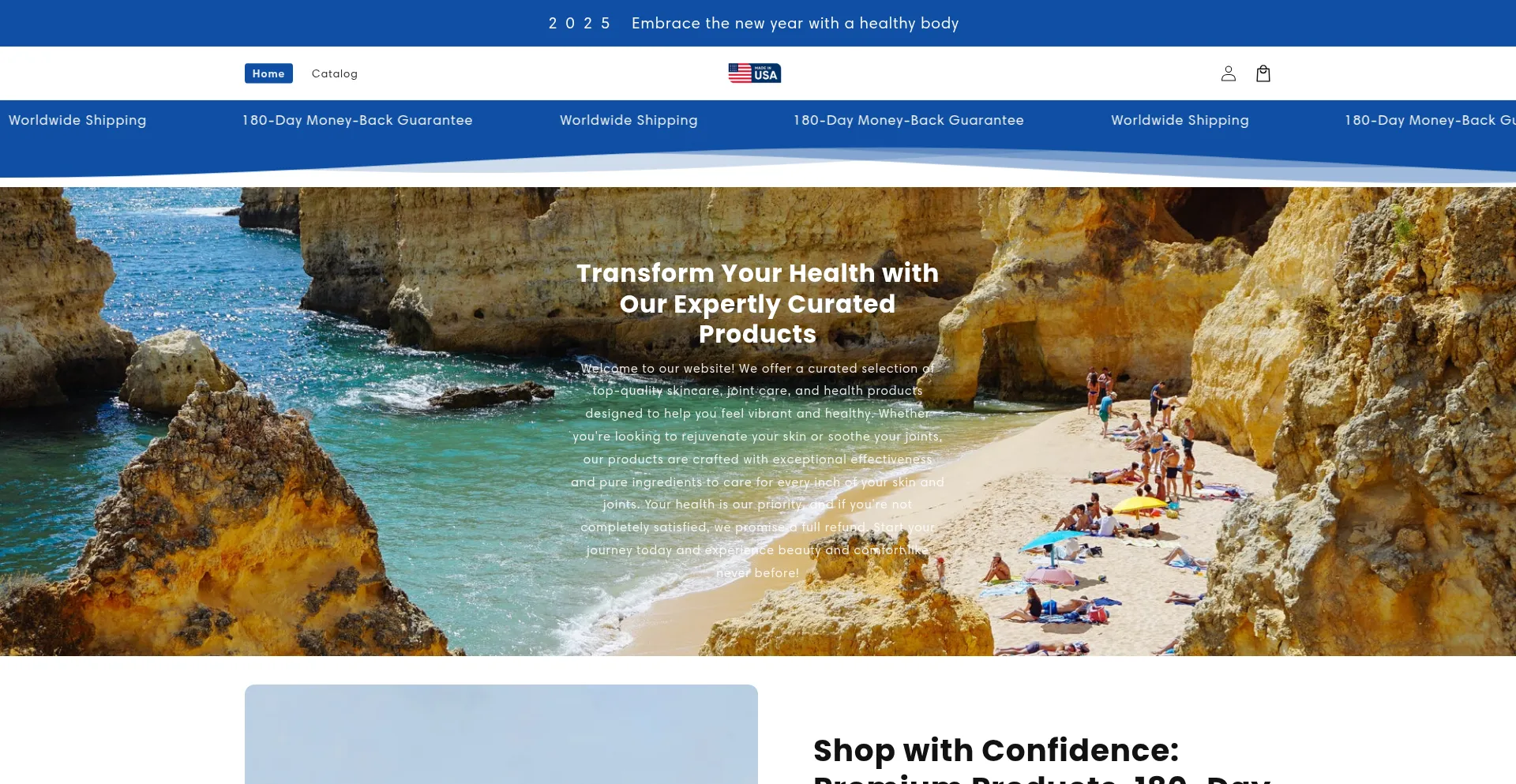 Website screenshot of Heallthpacth.com