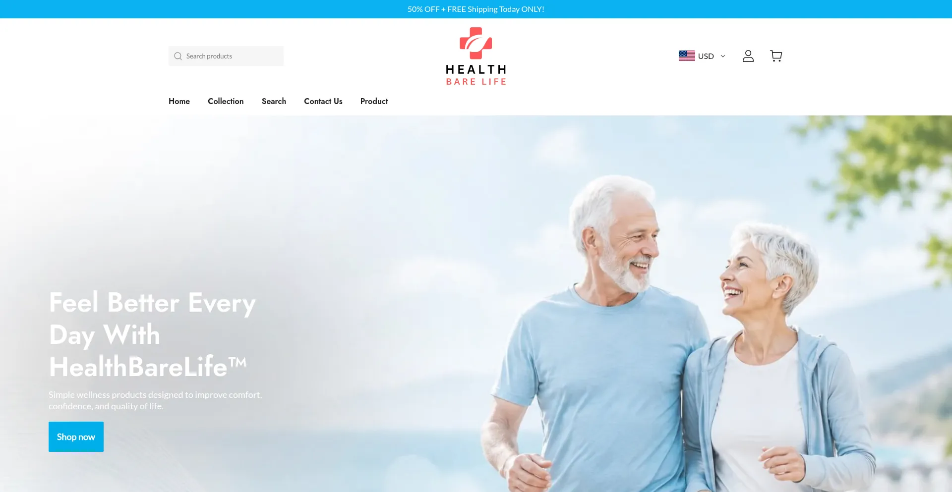 Healthbarelife.com