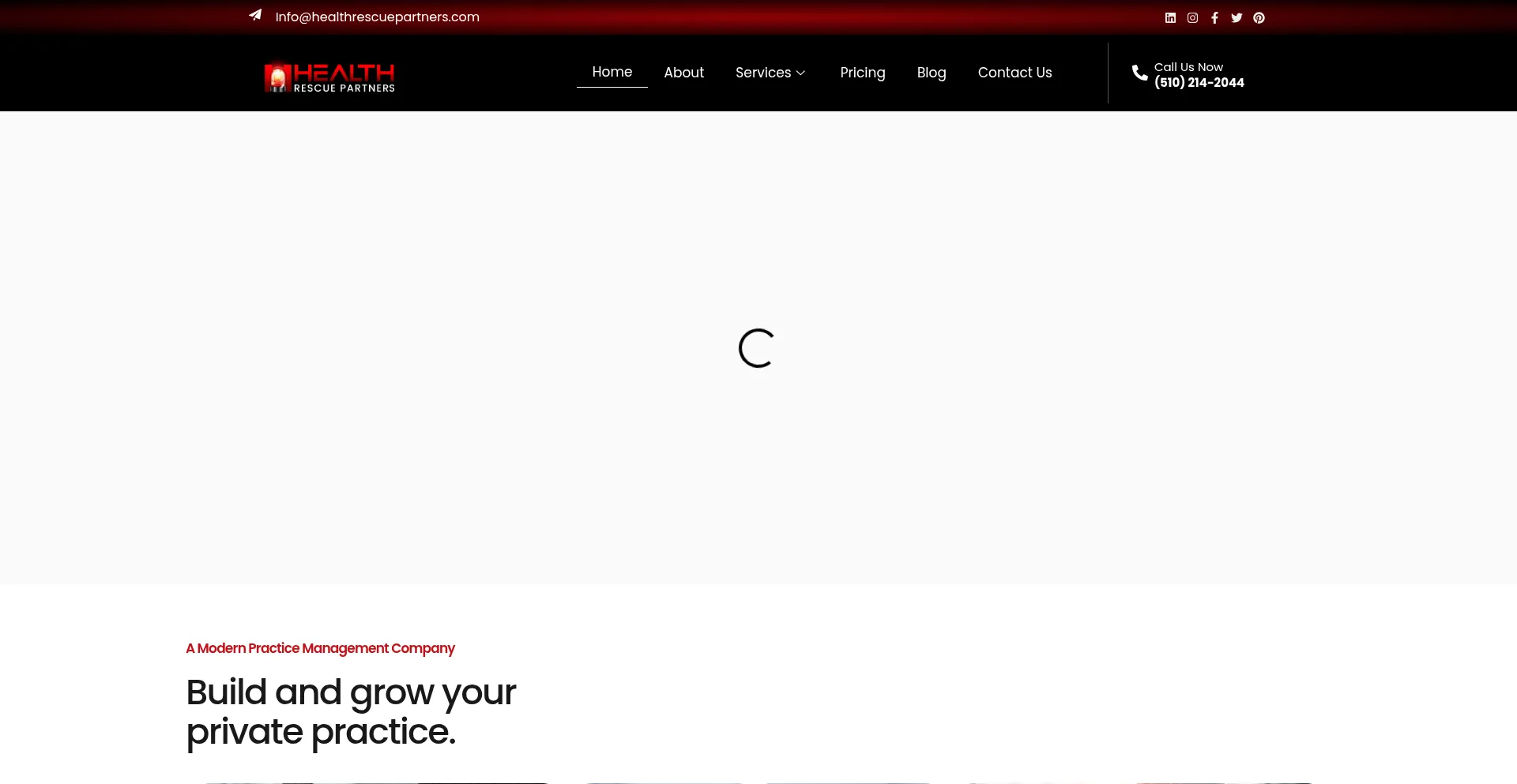 Healthrescuepartners.com Screenshot