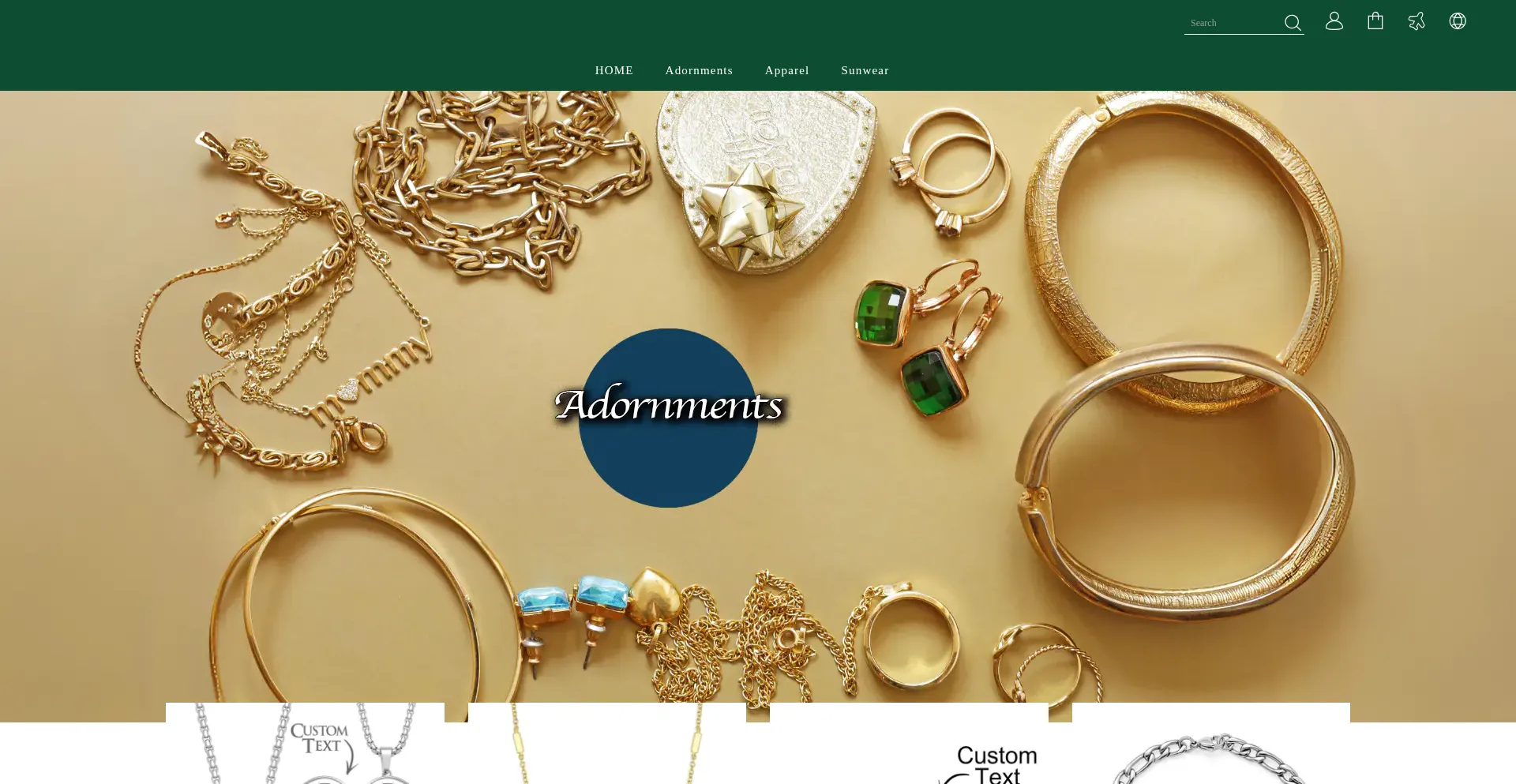 Website screenshot of Heartcharmjewelry.com