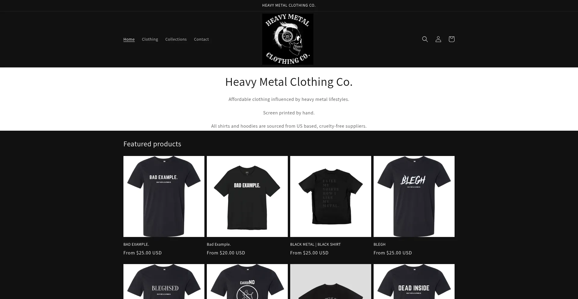 Heavymetalclothingco.com